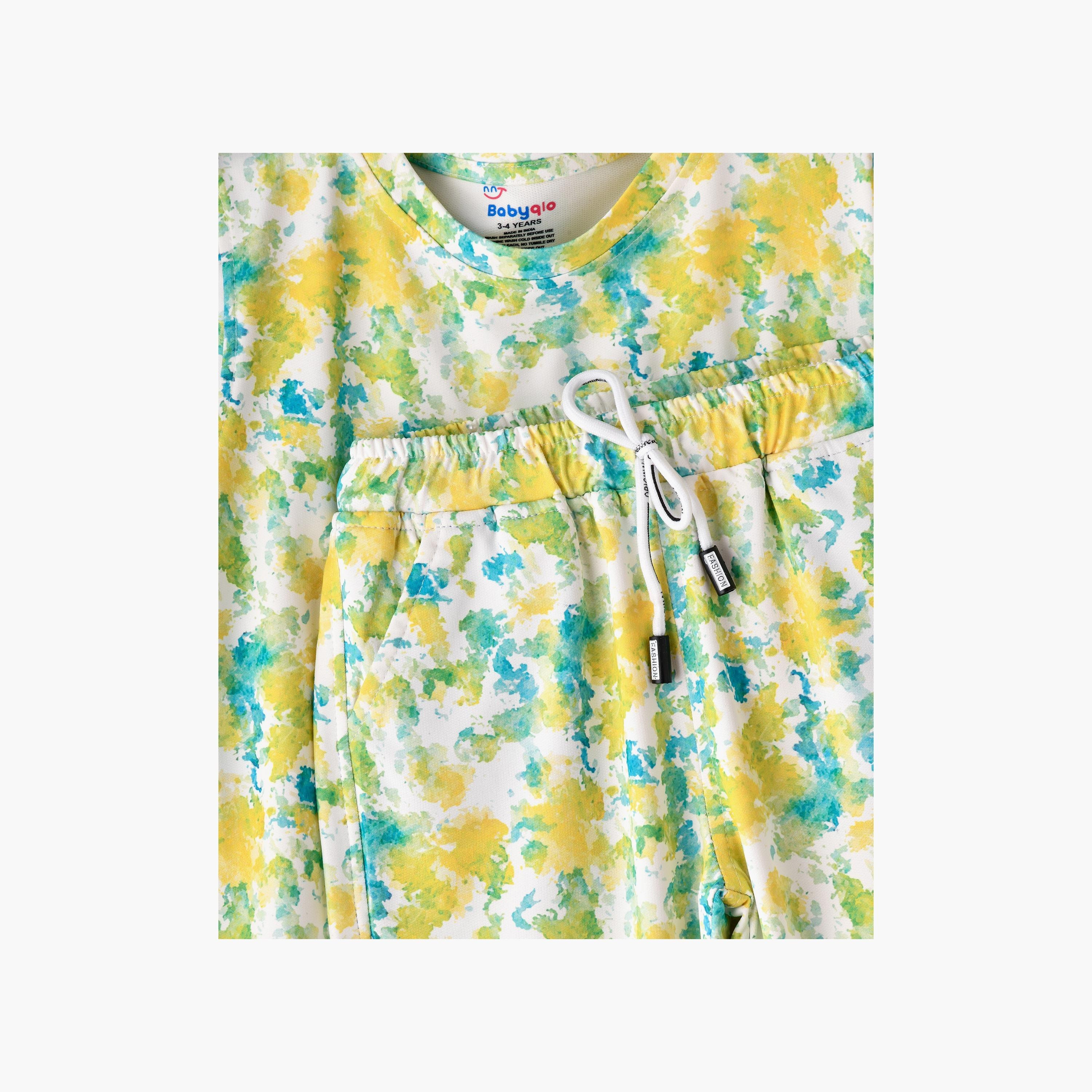 Babyqlo 2-Piece Printed Long Sleeves T-Shirt with Pyjama-girls-clothing-setsandcoords-image-4