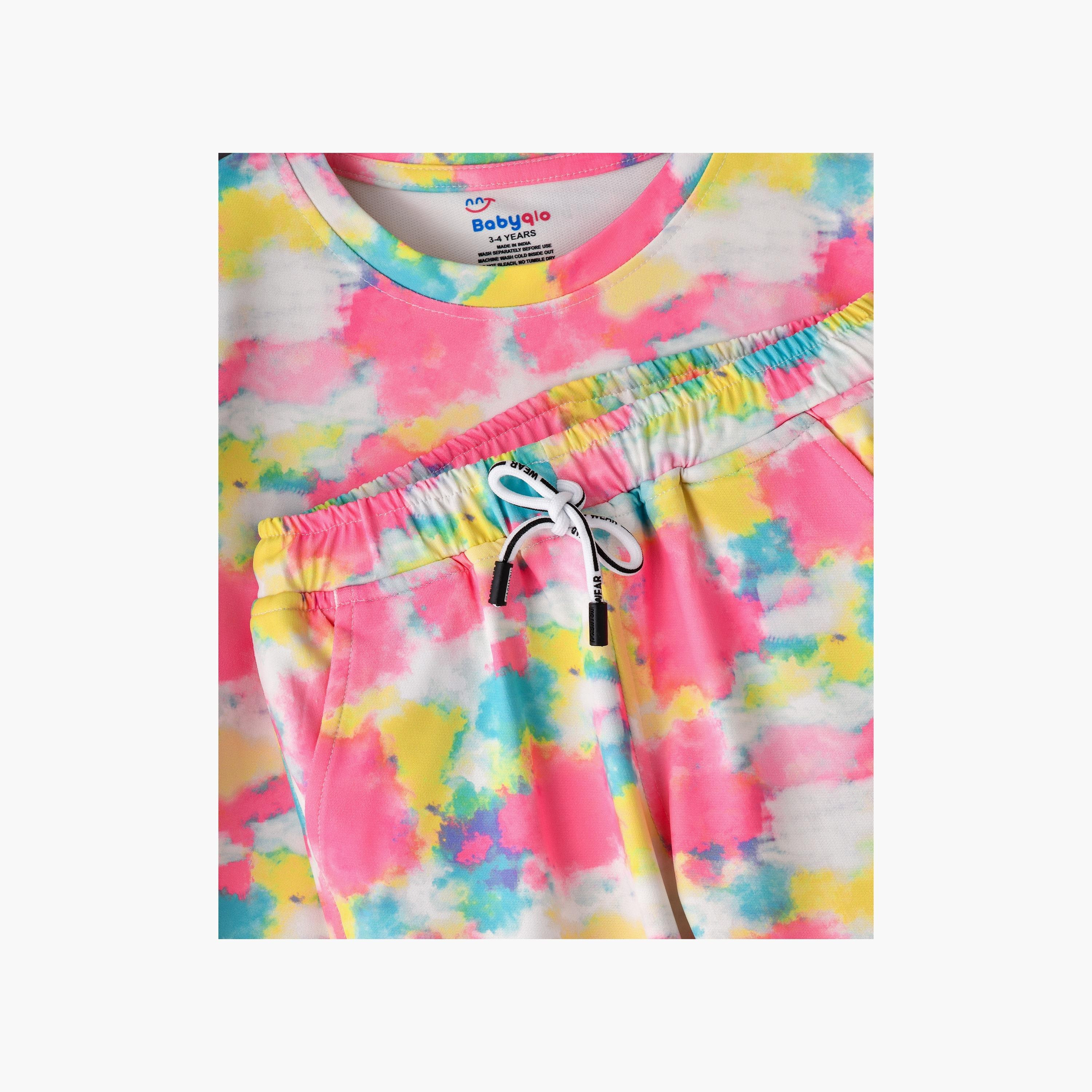 Babyqlo 2-Piece Printed Long Sleeves T-Shirt with Pyjama-girls-clothing-setsandcoords-image-4