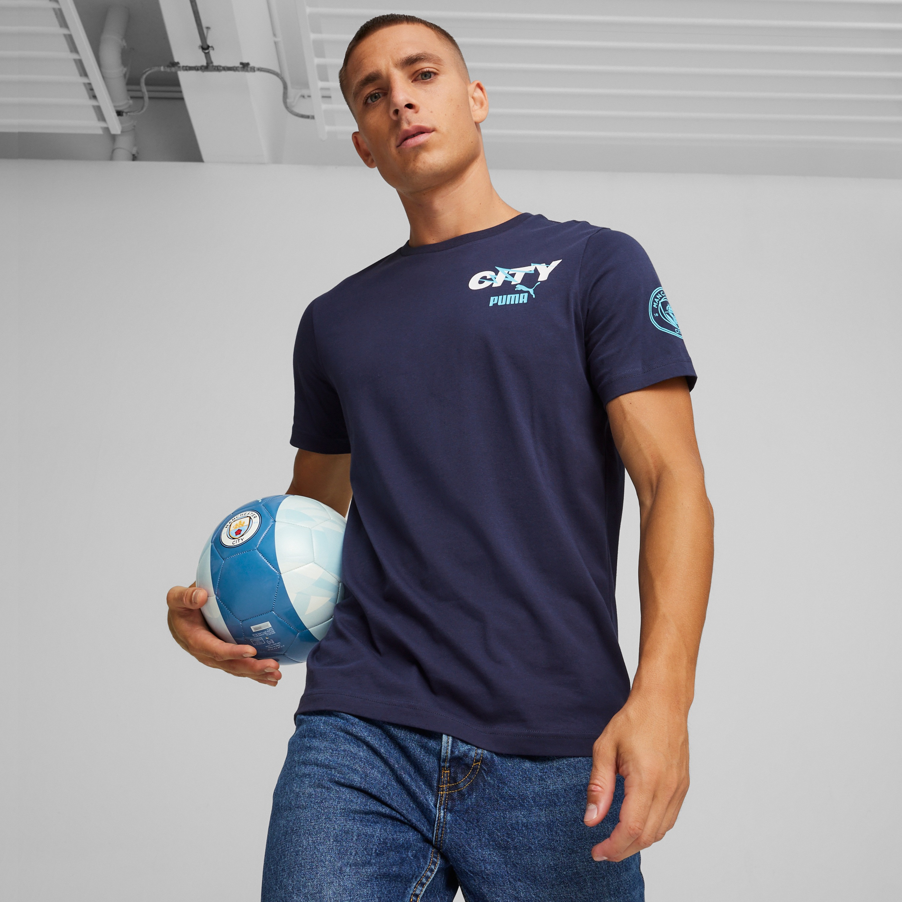 Puma Manchester City FC Ftblicons Men's Tee 774382 | OE-men-clothing-sportswearandactivewear-tshirtsandpolos-image-1