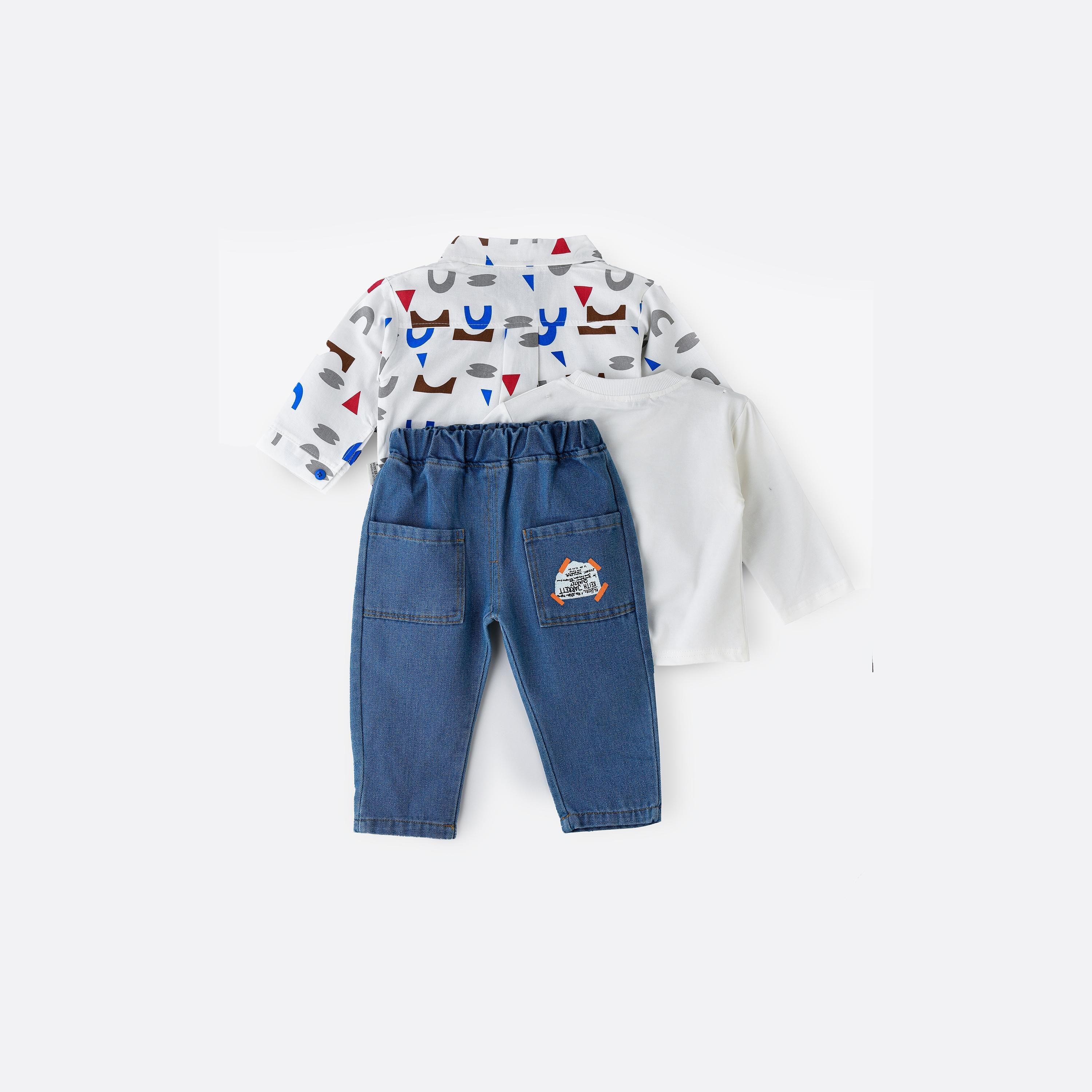 Babyqlo 3-Piece Printed Long Sleeves Shirt, T-Shirt with Jeans-cpkids-clothing-boys-winterwear-sets-image-3