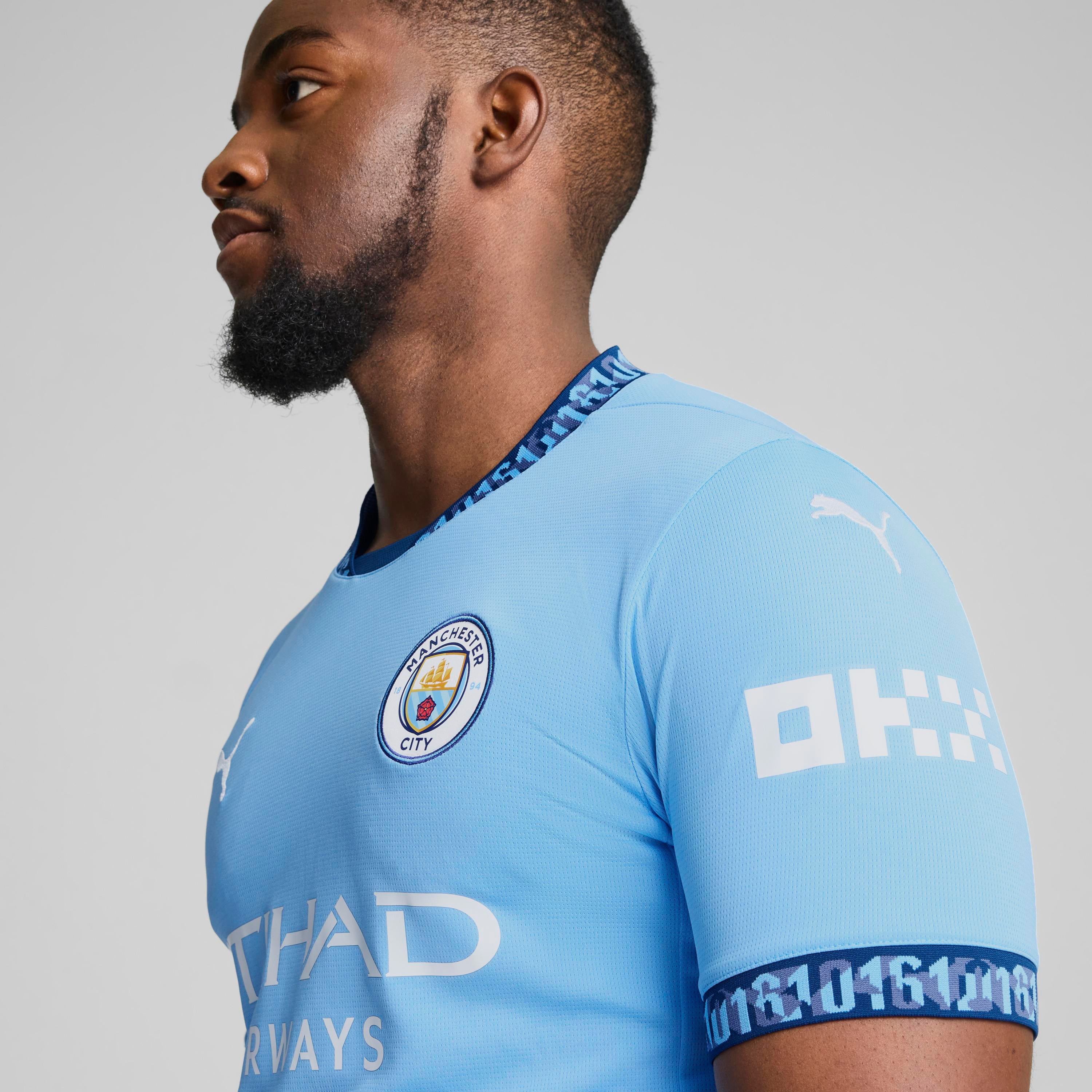 Puma Men's Manchester City FC Home Jersey Replica Team T-Shirt 77507501 | OE-men-clothing-sportswearandactivewear-tshirtsandpolos-image-3