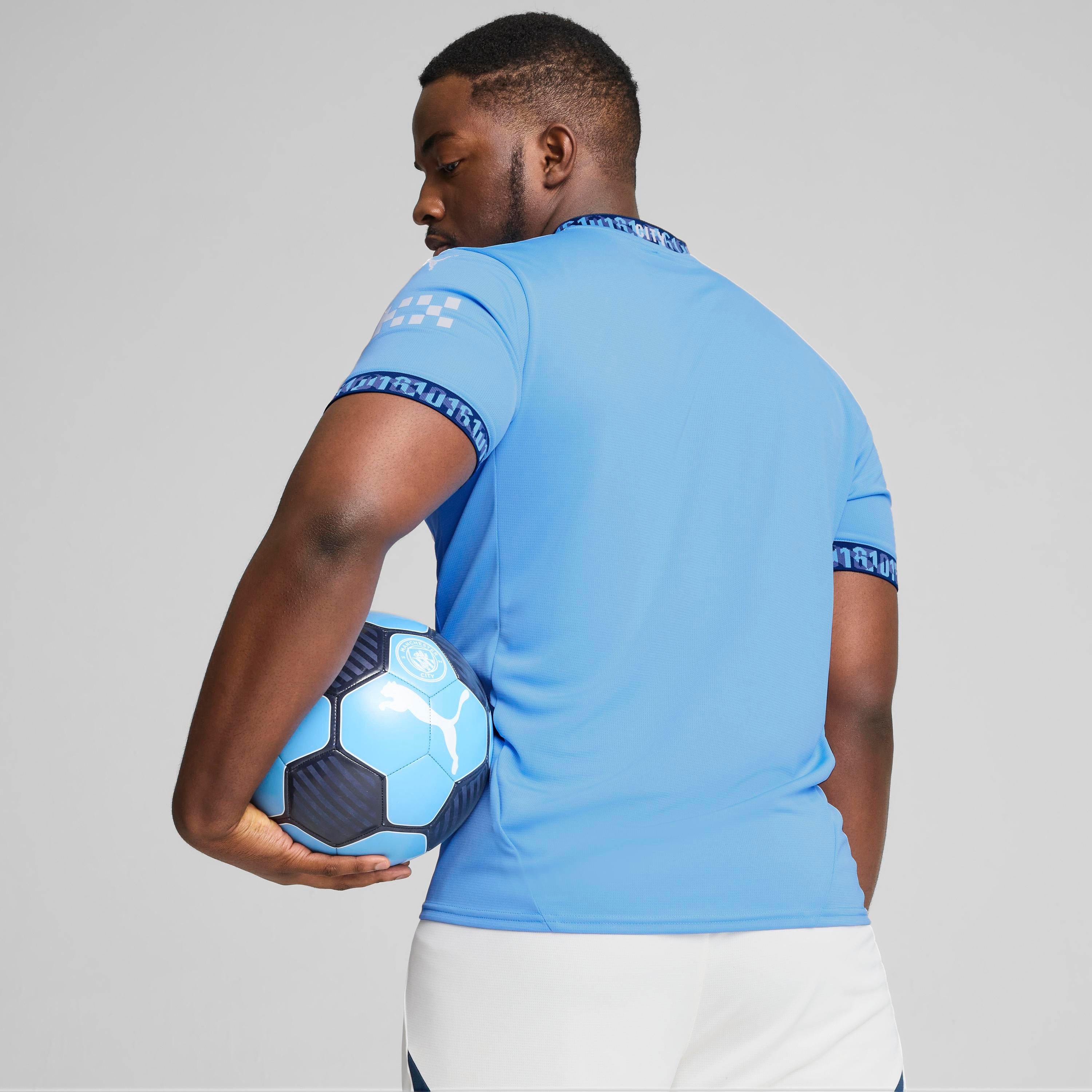 Puma Men's Manchester City FC Home Jersey Replica Team T-Shirt 77507501 | OE-men-clothing-sportswearandactivewear-tshirtsandpolos-image-5