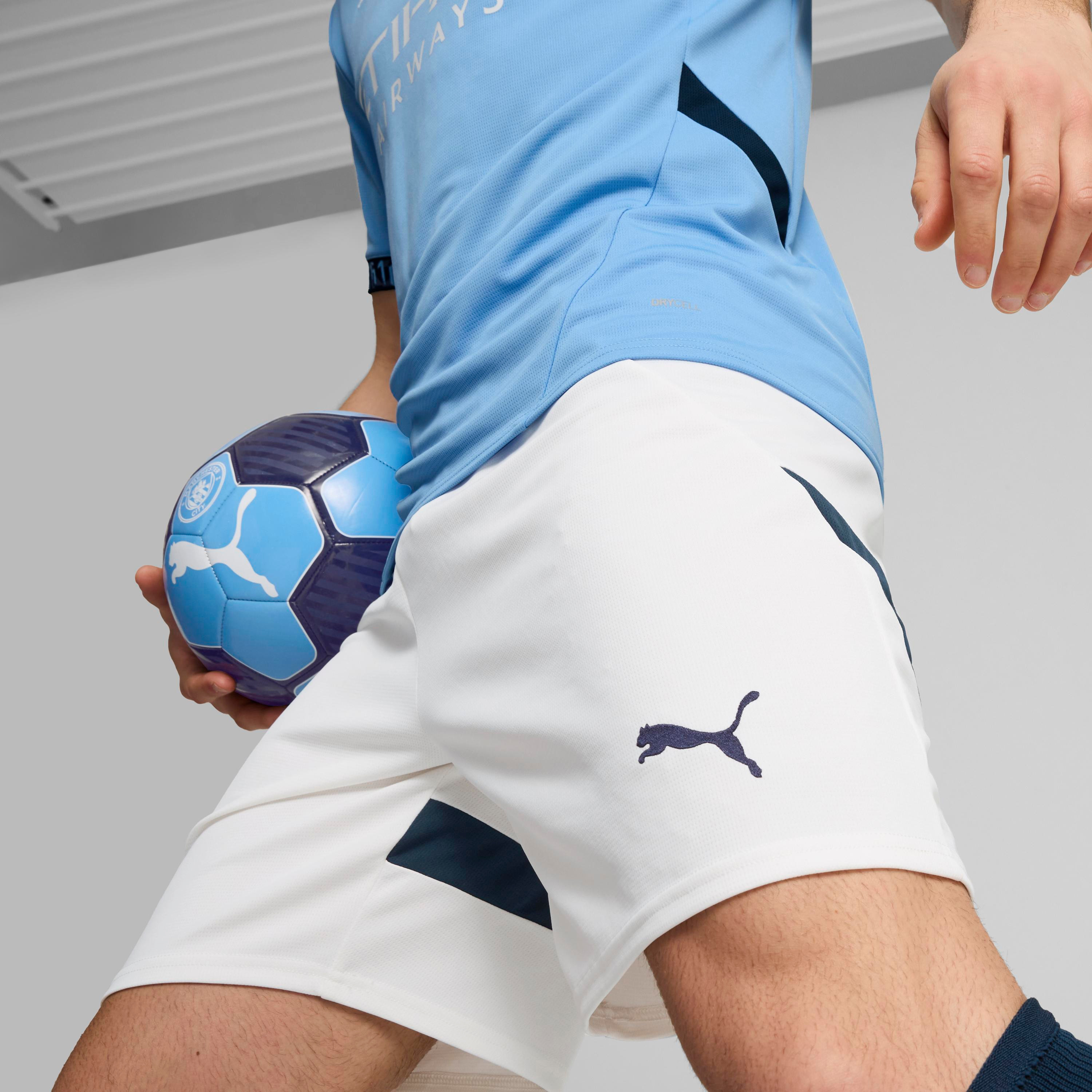 Puma Men's Manchester City FC Replica Shorts | OE-sports-gear-football-clothing-bottoms-image-3