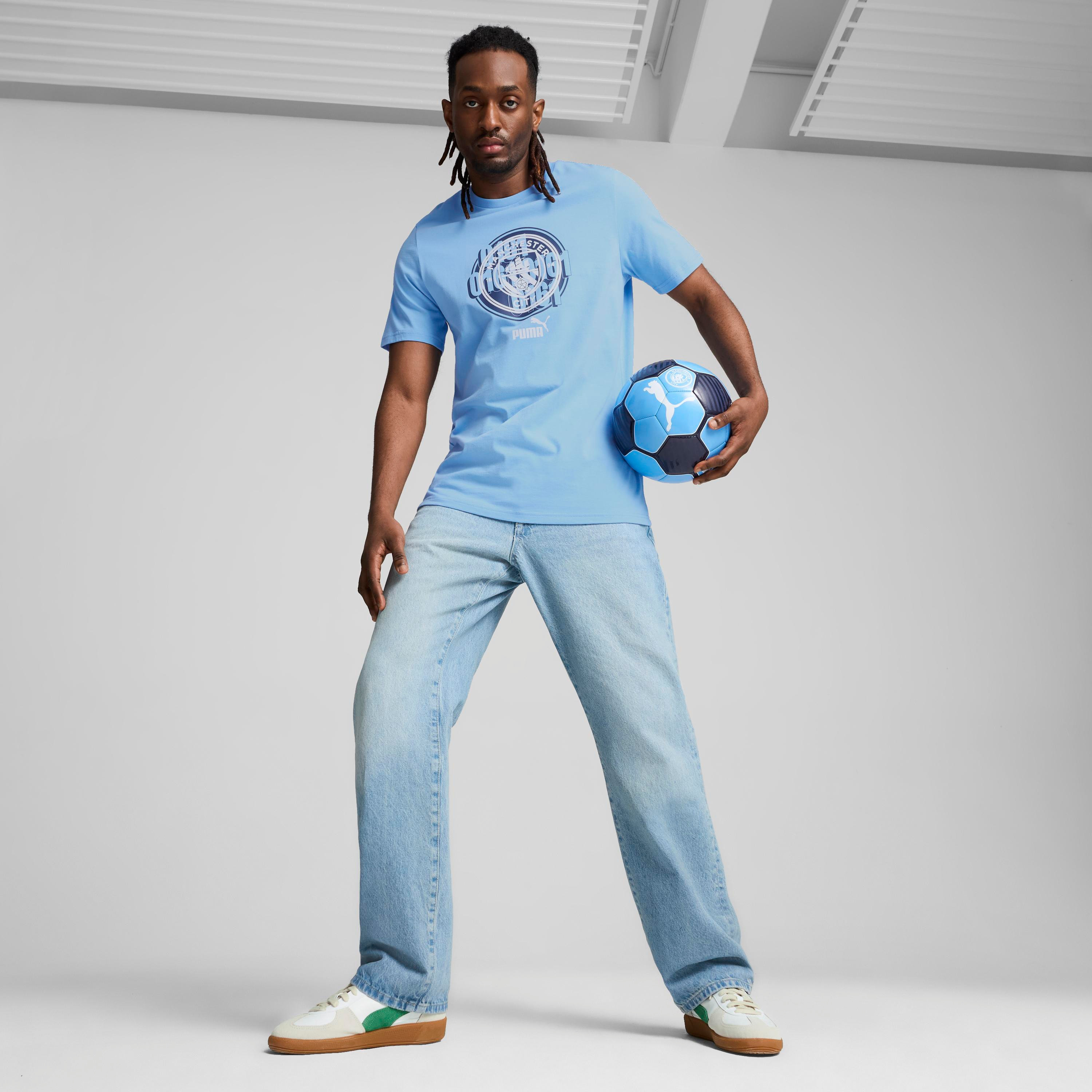 Puma Men's Manchester City FC Ftblculture T-Shirt | OE-men-clothing-sportswearandactivewear-tshirtsandpolos-image-2