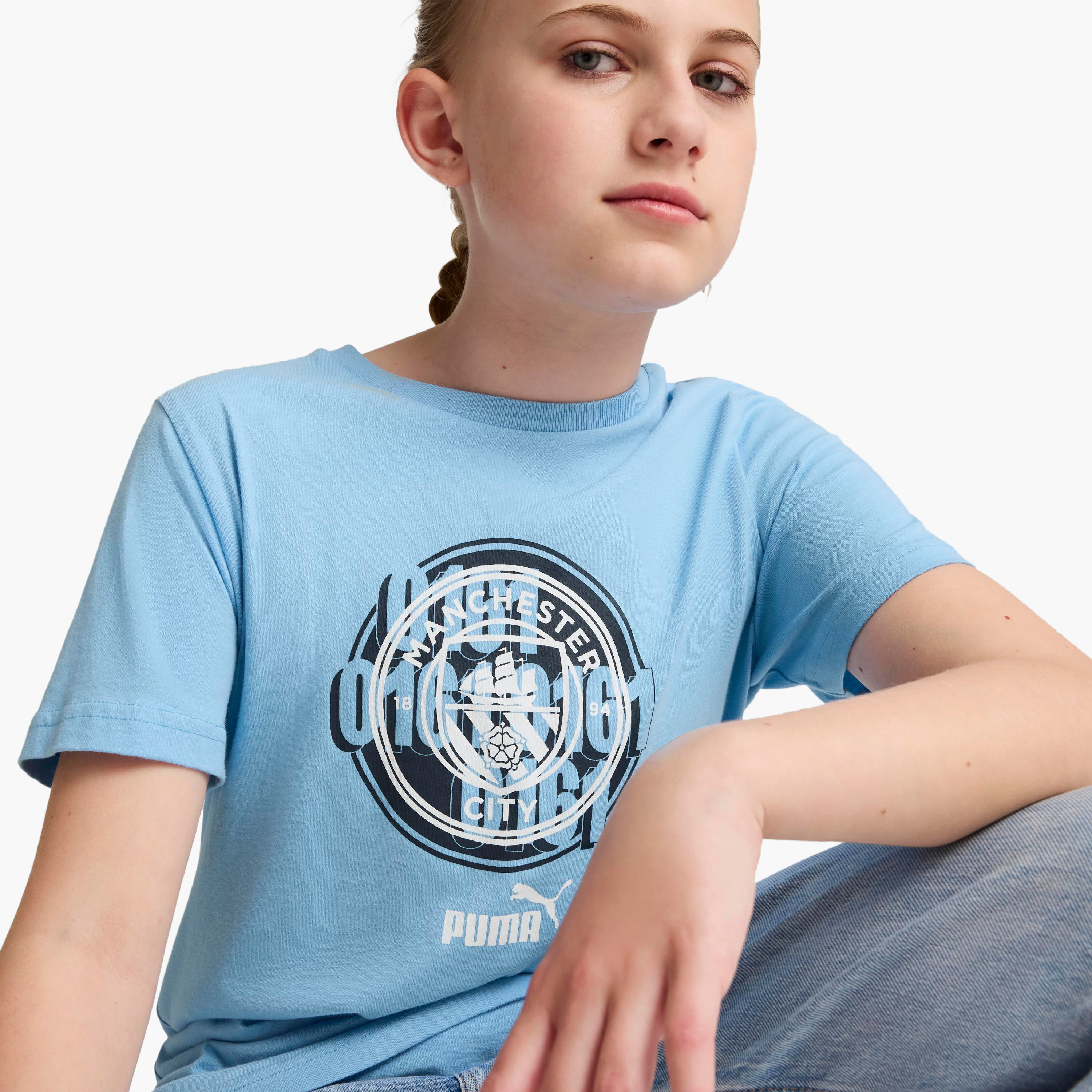 Puma Kids Manchester City FC Ftblculture T-Shirt 77777939 | OE-sports-boys-clothing-tops-image-4