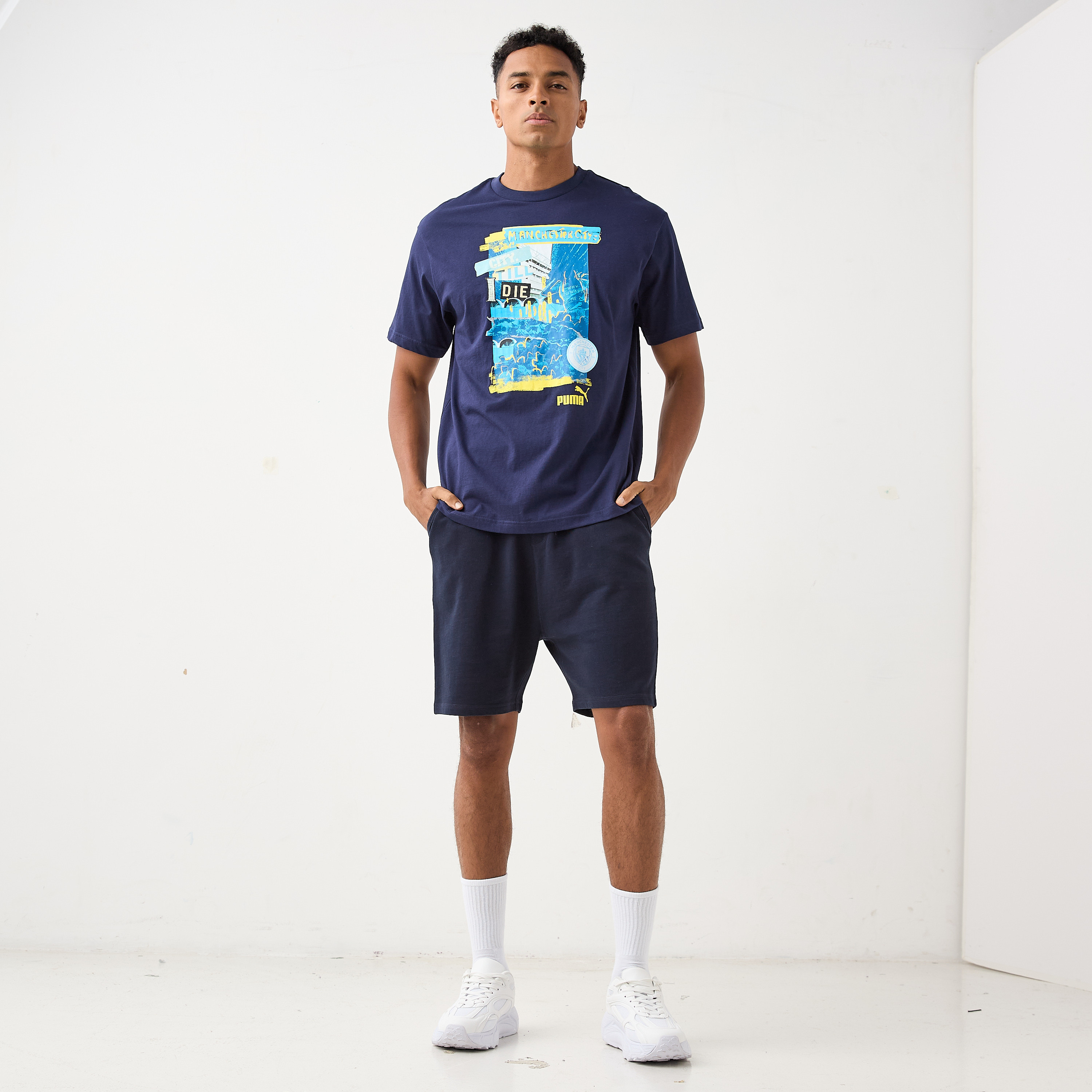 بوما - تي شيرت كرة قدم بشعار نادي مانشستر سيتي - للرجال 779123 | OE-men-clothing-sportswearandactivewear-tshirtsandpolos-image-2
