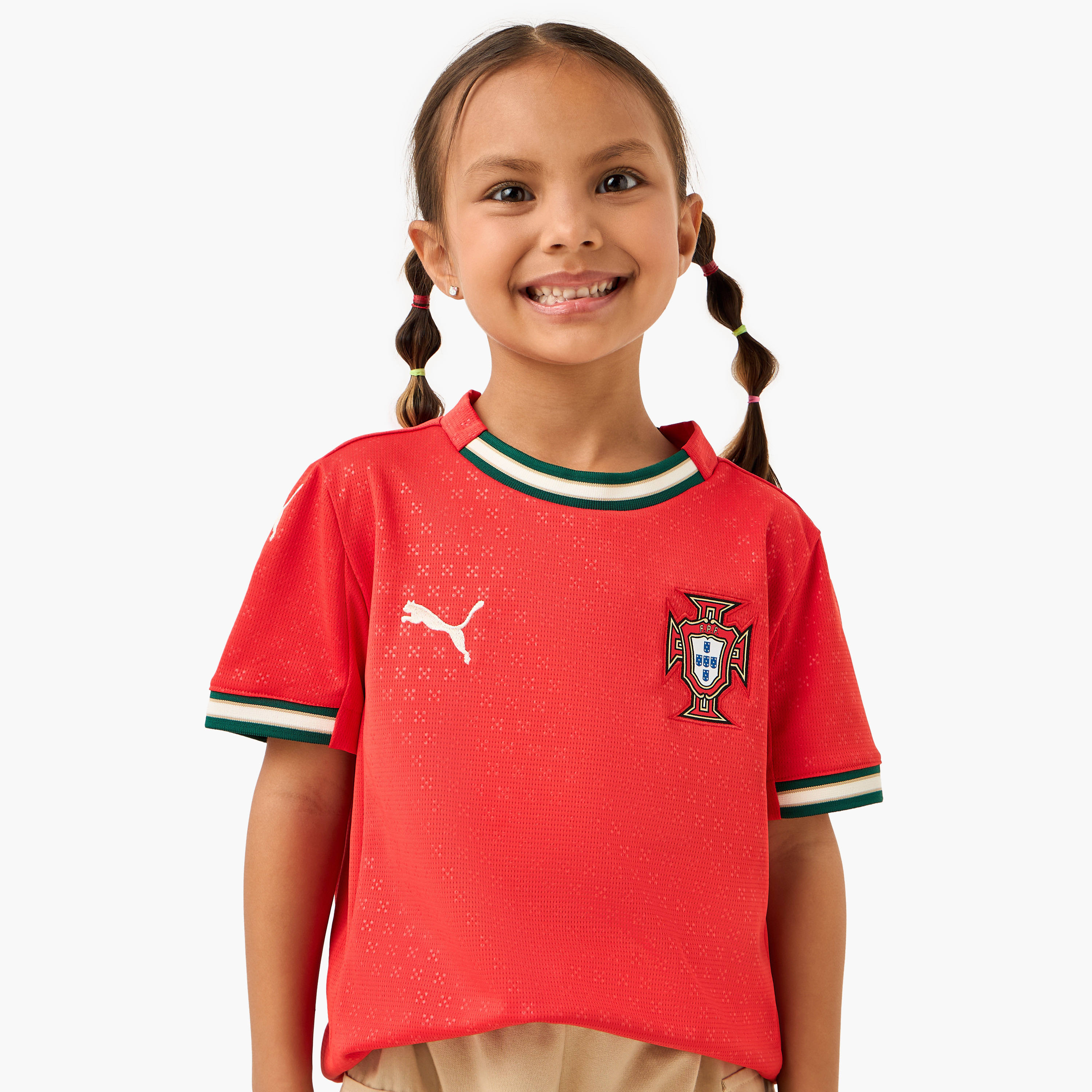 بوما- قميص منتخب البرتغال الأساسي للأطفال 25/26 | OE-girls-clothing-tshirts-image-1