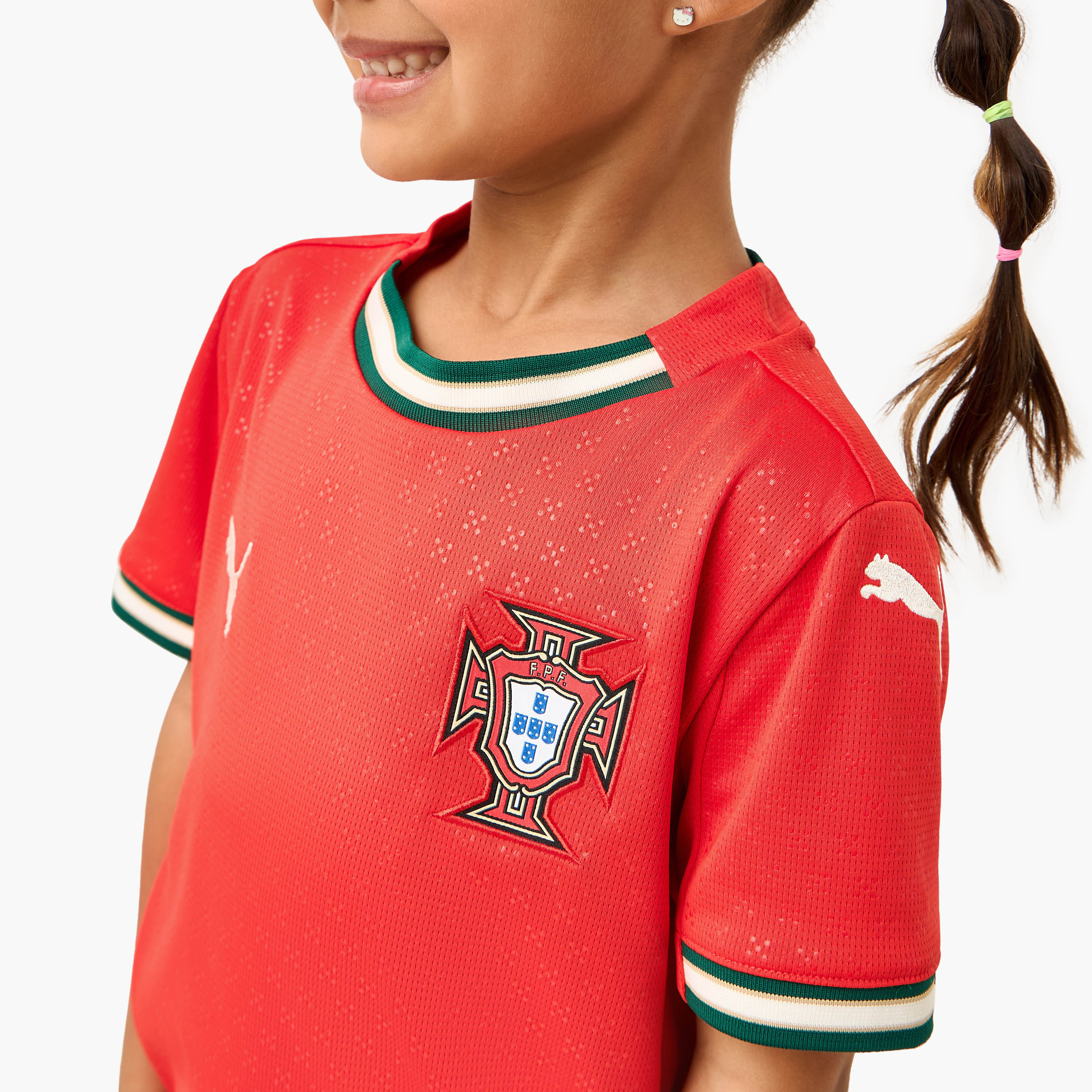 بوما- قميص منتخب البرتغال الأساسي للأطفال 25/26 | OE-girls-clothing-tshirts-image-4