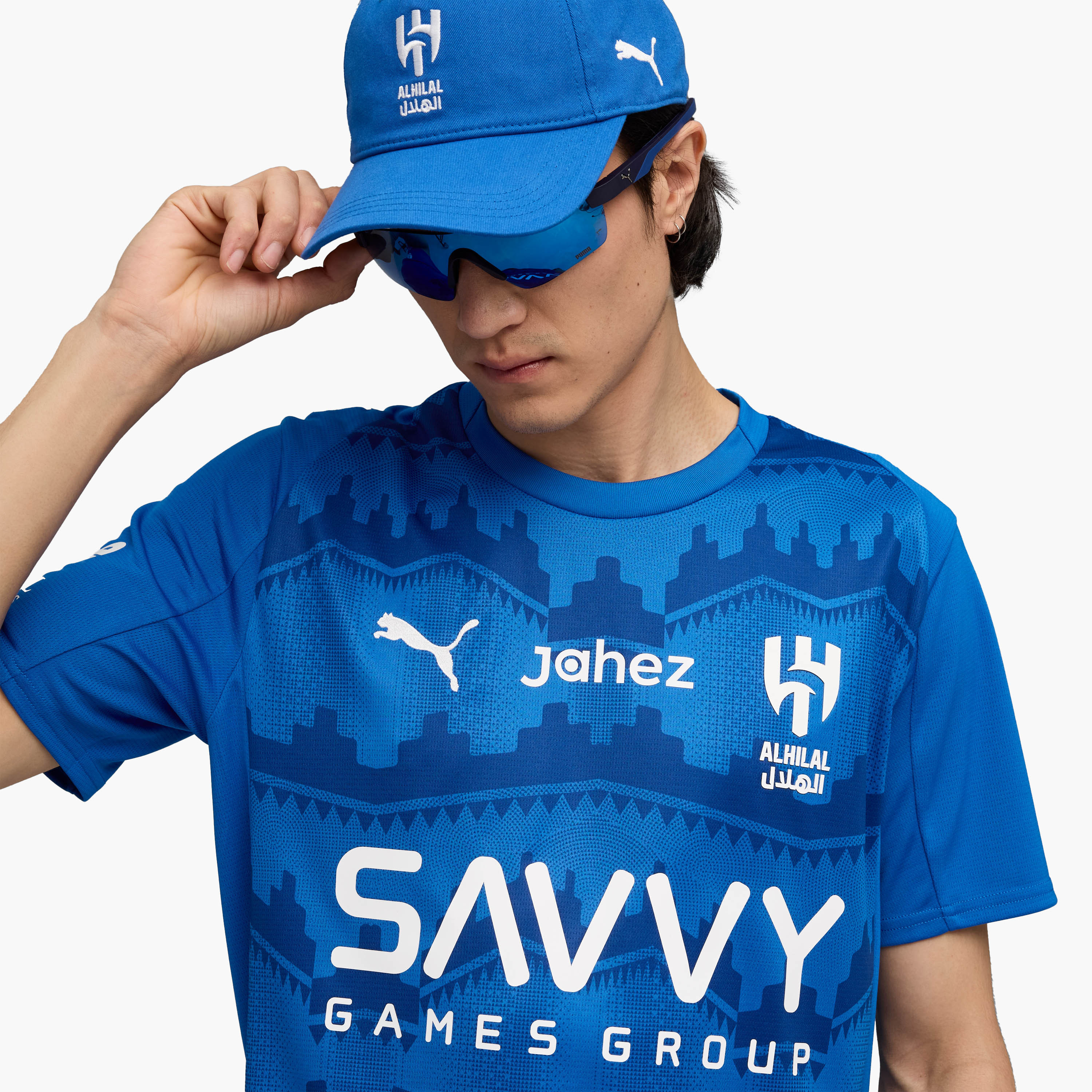 بوما- قميص25/26  نادي الهلال السعودي الأساسي للرجال 779470 | OE-men-clothing-sportswearandactivewear-tshirtsandpolos-image-2