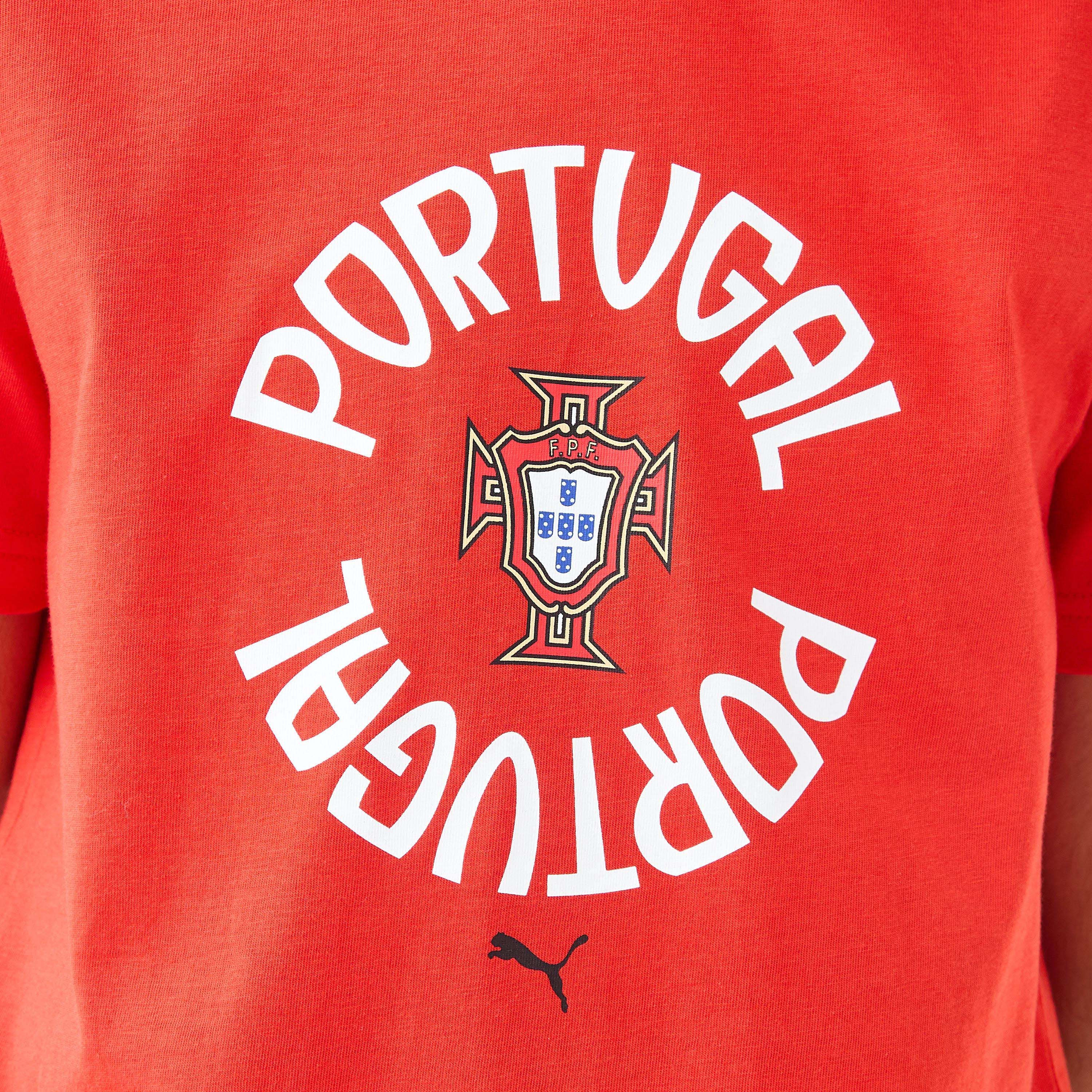 Puma Kids Portugal Crew Neck T-shirt | OE-boys-clothing-sportswear-tops-image-5