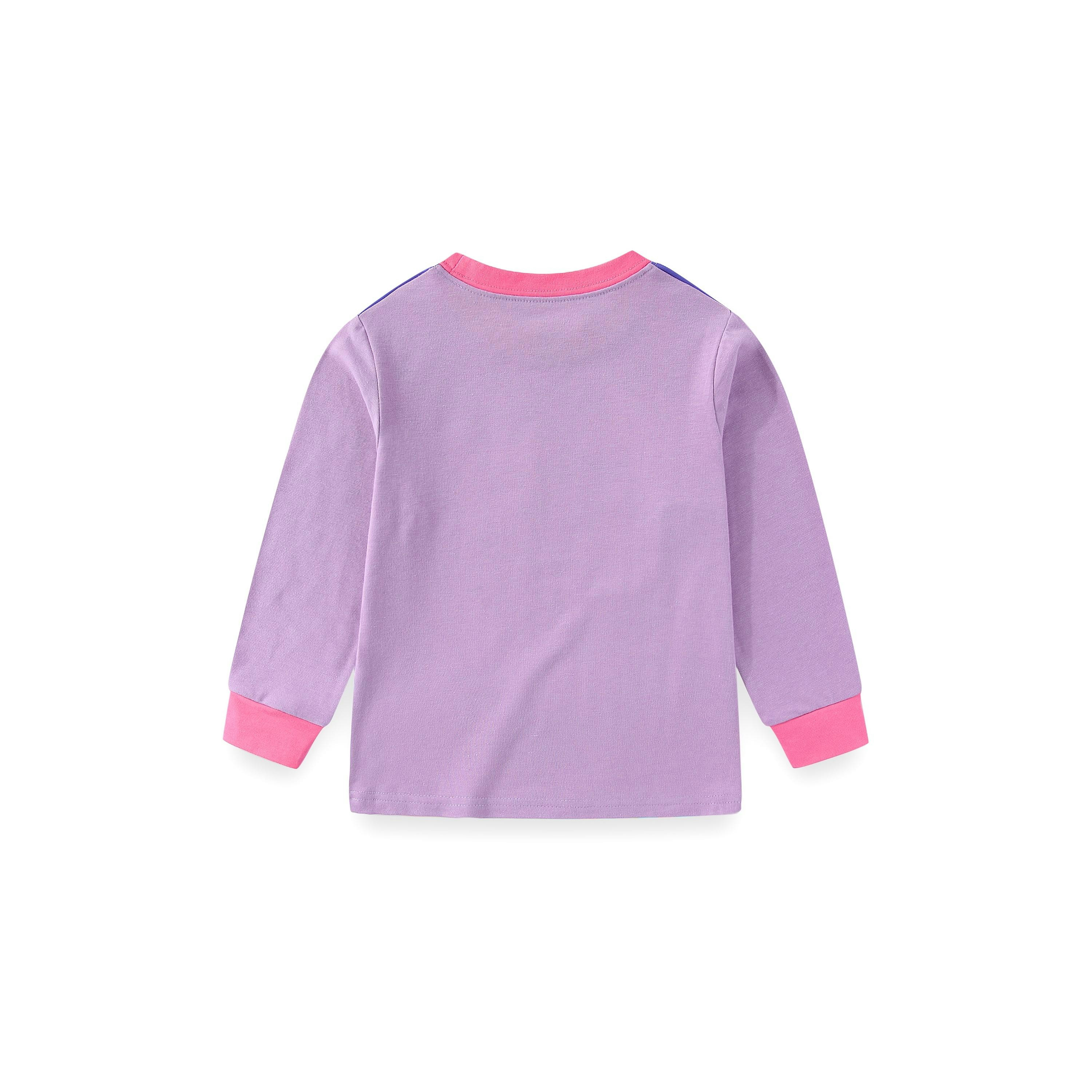 Babyqlo 2-Piece Starry Night Unicorn Printed Glow-in-the-Dark T-Shirt with Pyjama-girls-clothing-nightwear-image-8