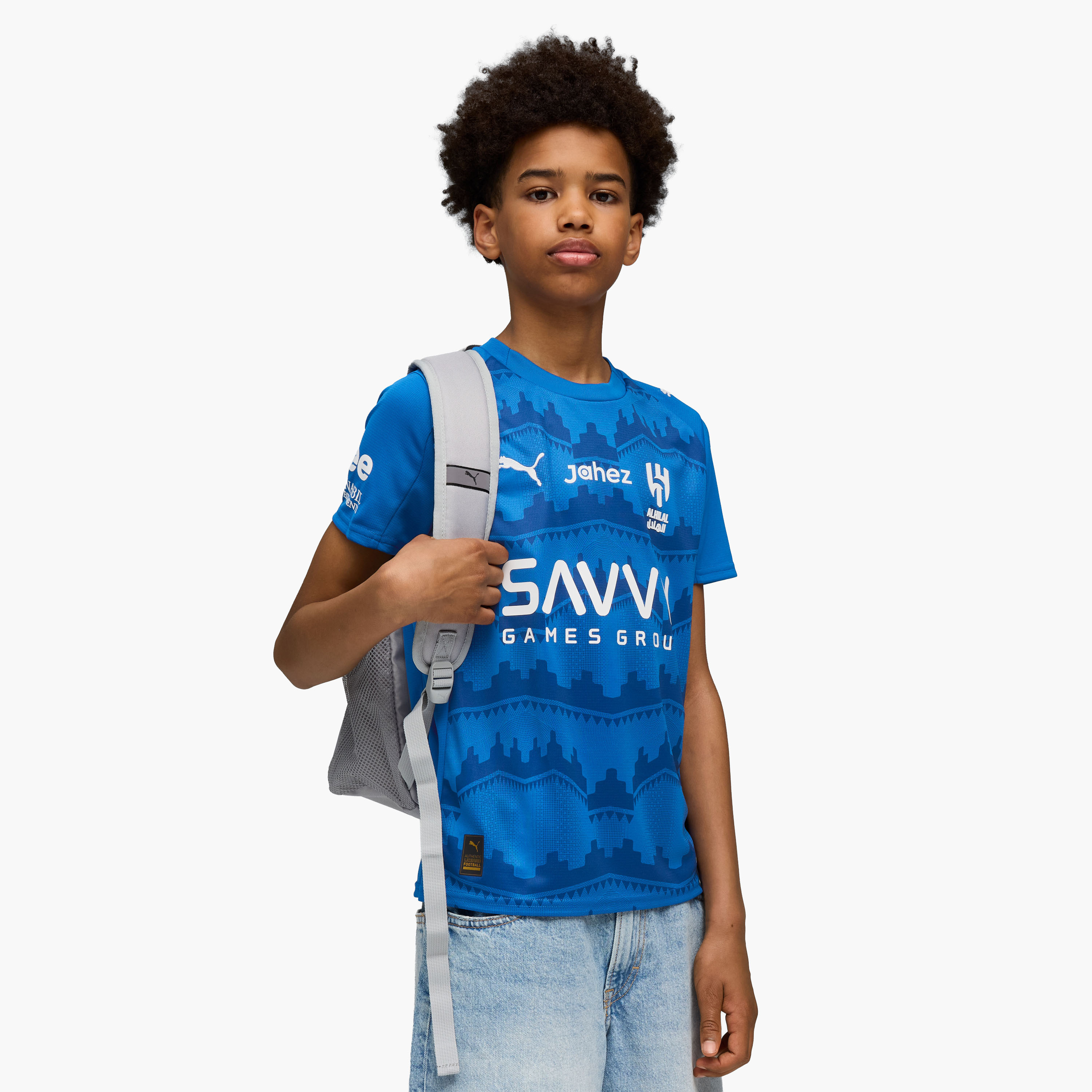 Puma Boys Al Hilal SFC 25/26 Intense Blazing Blue Jersey 780832 | OE-sports-boys-clothing-tops-image-1