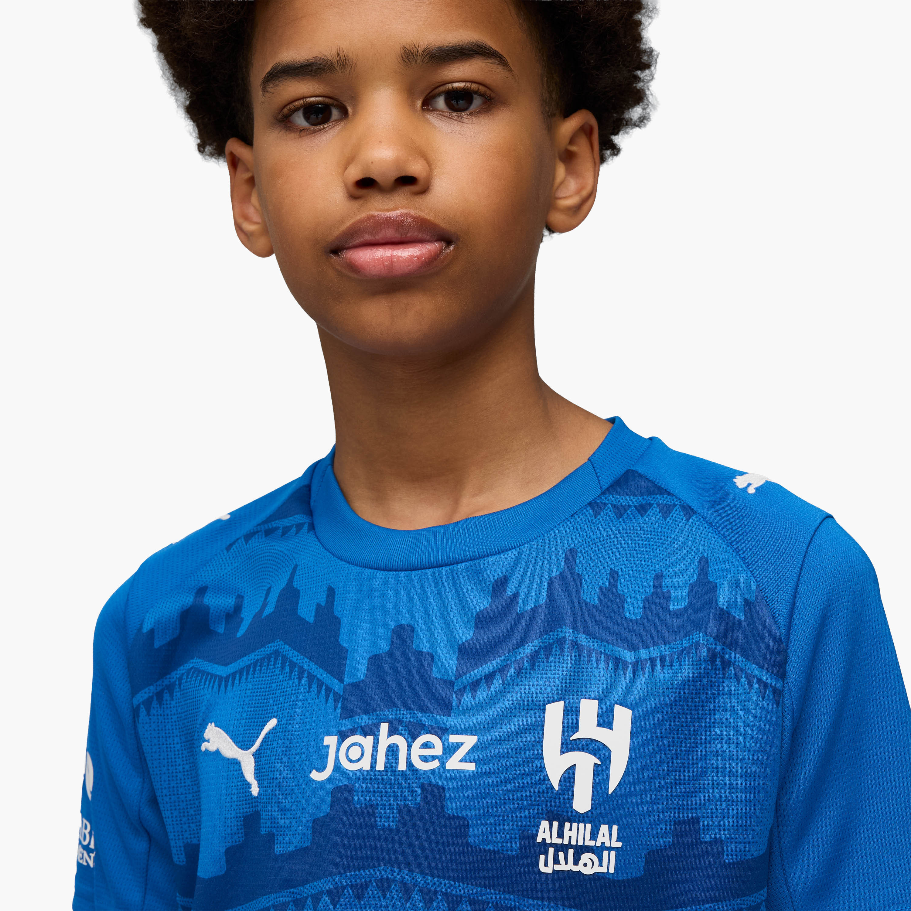 Puma Boys Al Hilal SFC 25/26 Intense Blazing Blue Jersey 780832 | OE-sports-boys-clothing-tops-image-2