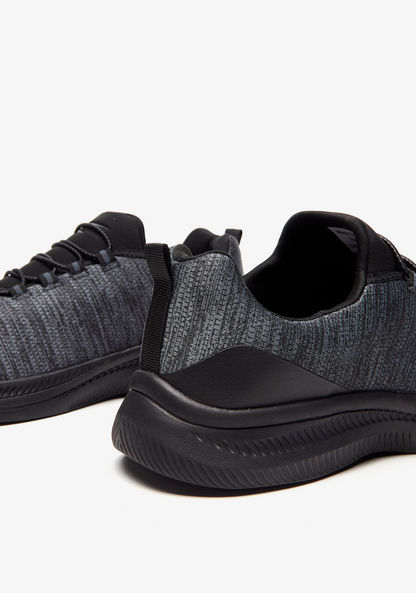 Dash Textured Slip-On Walking Shoes-Men%27s Sports Shoes-image-2
