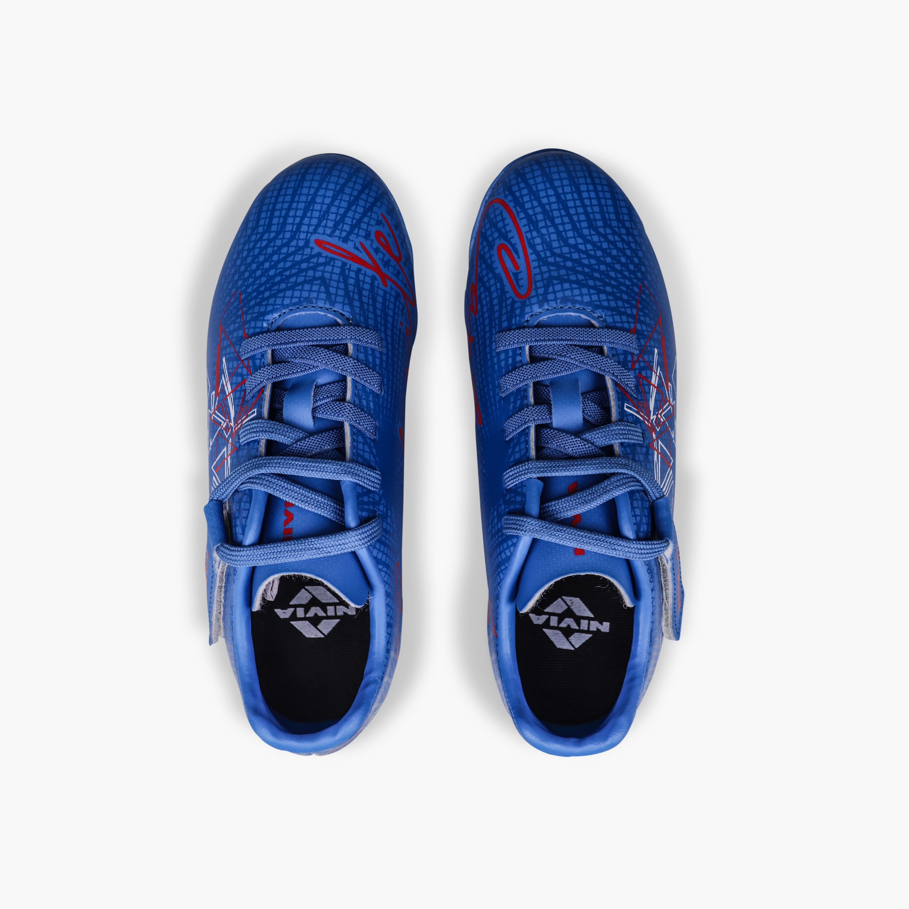 Nivia Kid's Carbonite 7.0 Hook & Loop Football Firm Ground Boots-sports-gear-football-shoes-firmground-image-5