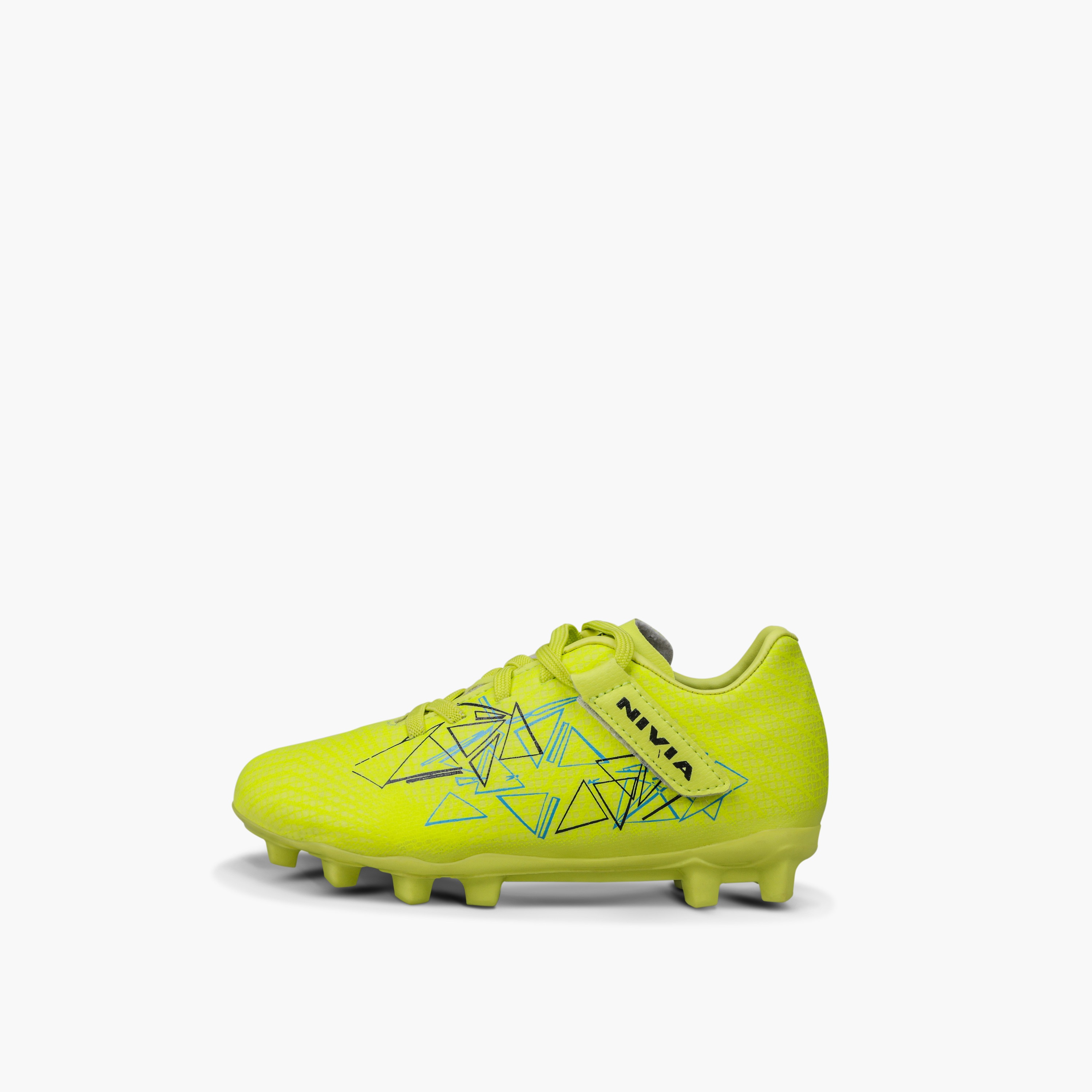 Nivia Kid's Carbonite 7.0 Hook & Loop Football Firm Ground Boots-girls-shoes-sports-image-4
