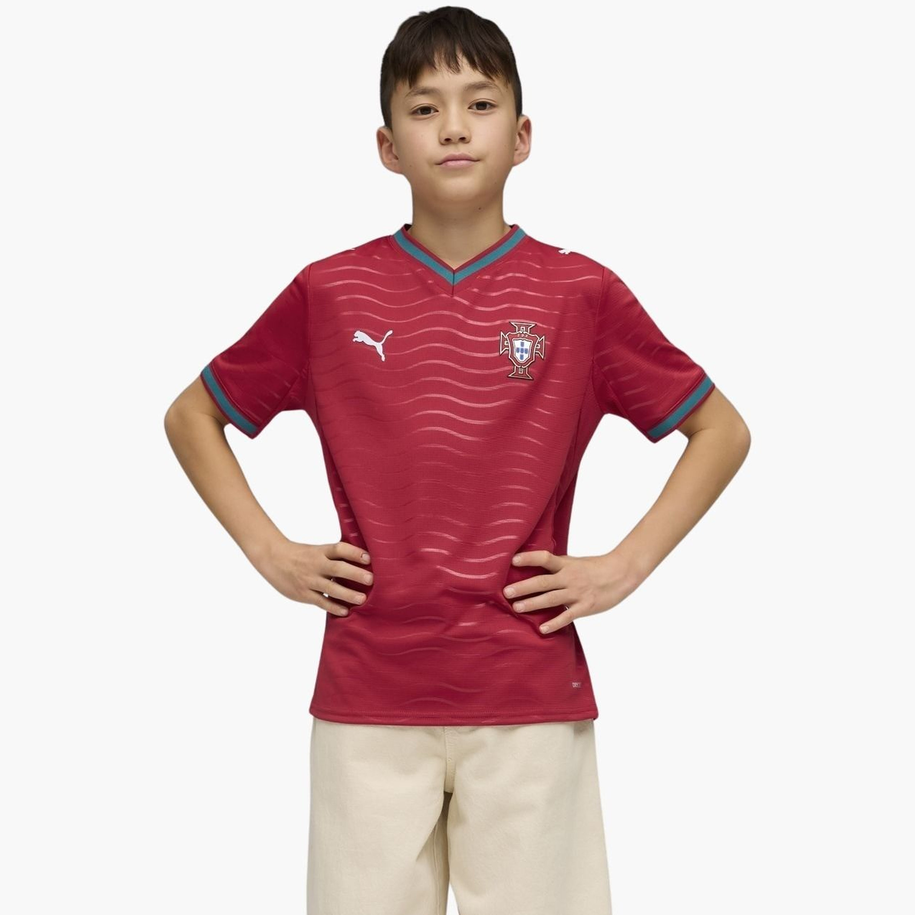 بوما - قميص منتخب البرتغال الأساسي للأطفال لكأس العالم FIFA 2026-sports-boys-clothing-tops-image-1