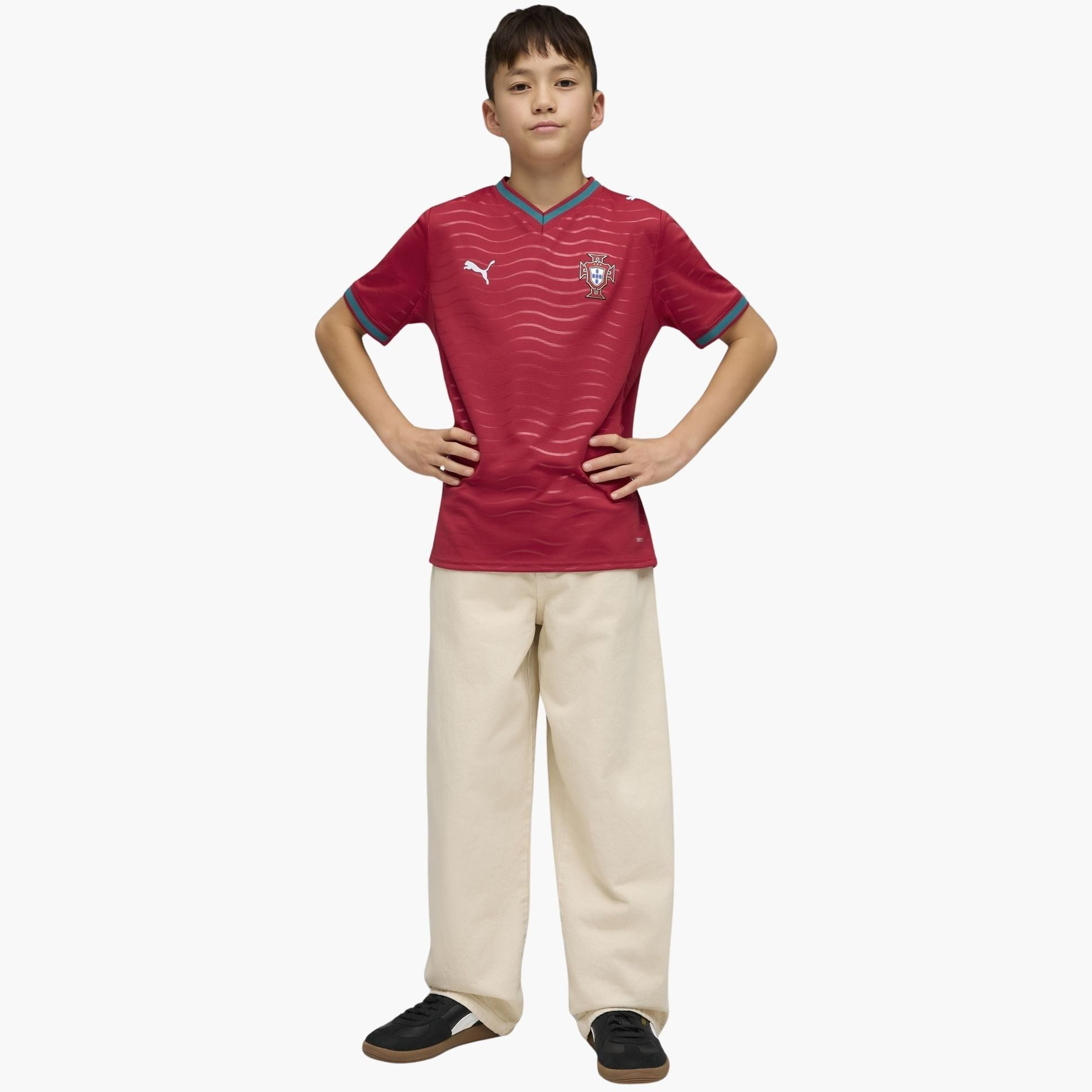 بوما - قميص منتخب البرتغال الأساسي للأطفال لكأس العالم FIFA 2026-sports-boys-clothing-tops-image-2