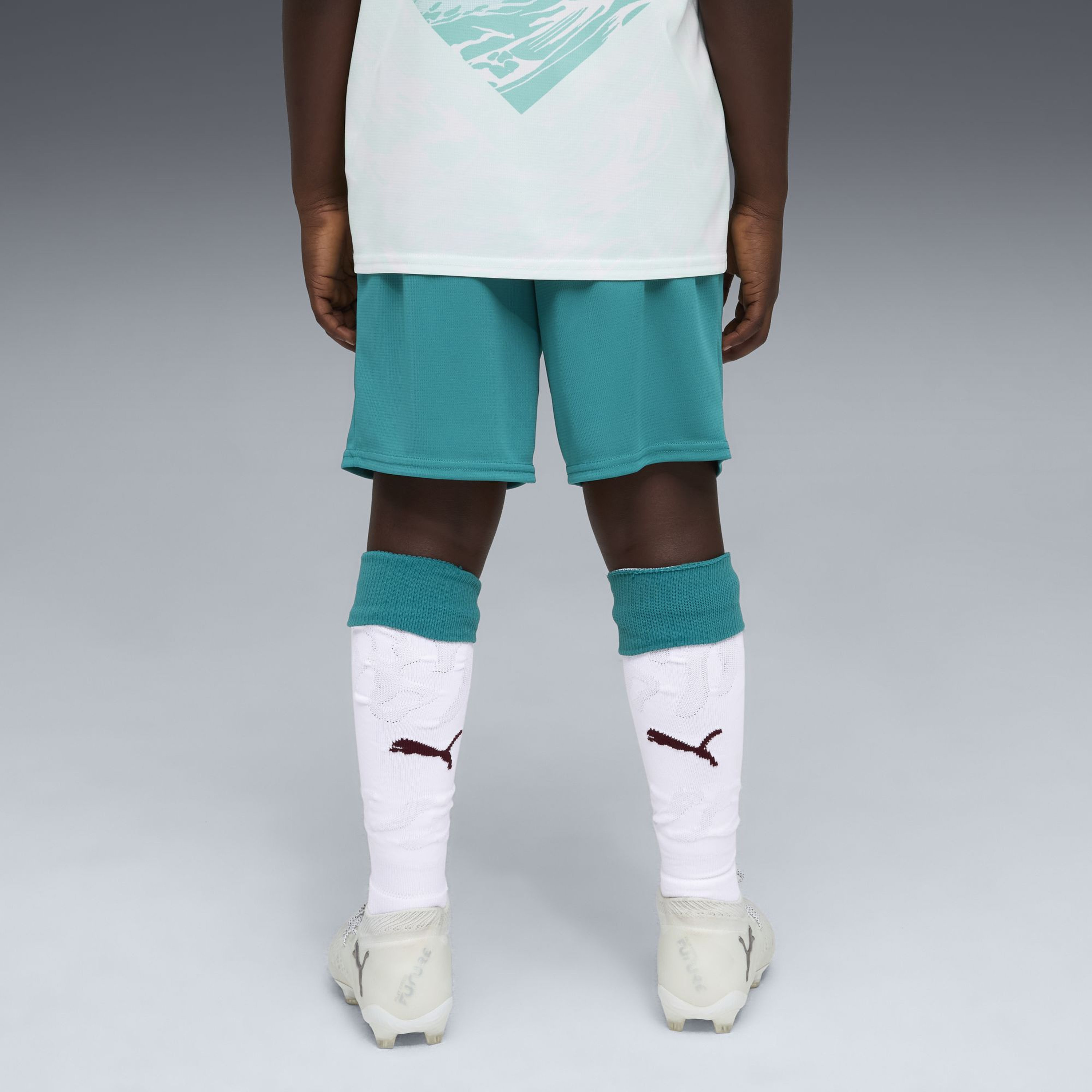 Puma Kid's Portugal 26 Replica Logo Shorts-sports-gear-football-clothing-bottoms-image-4
