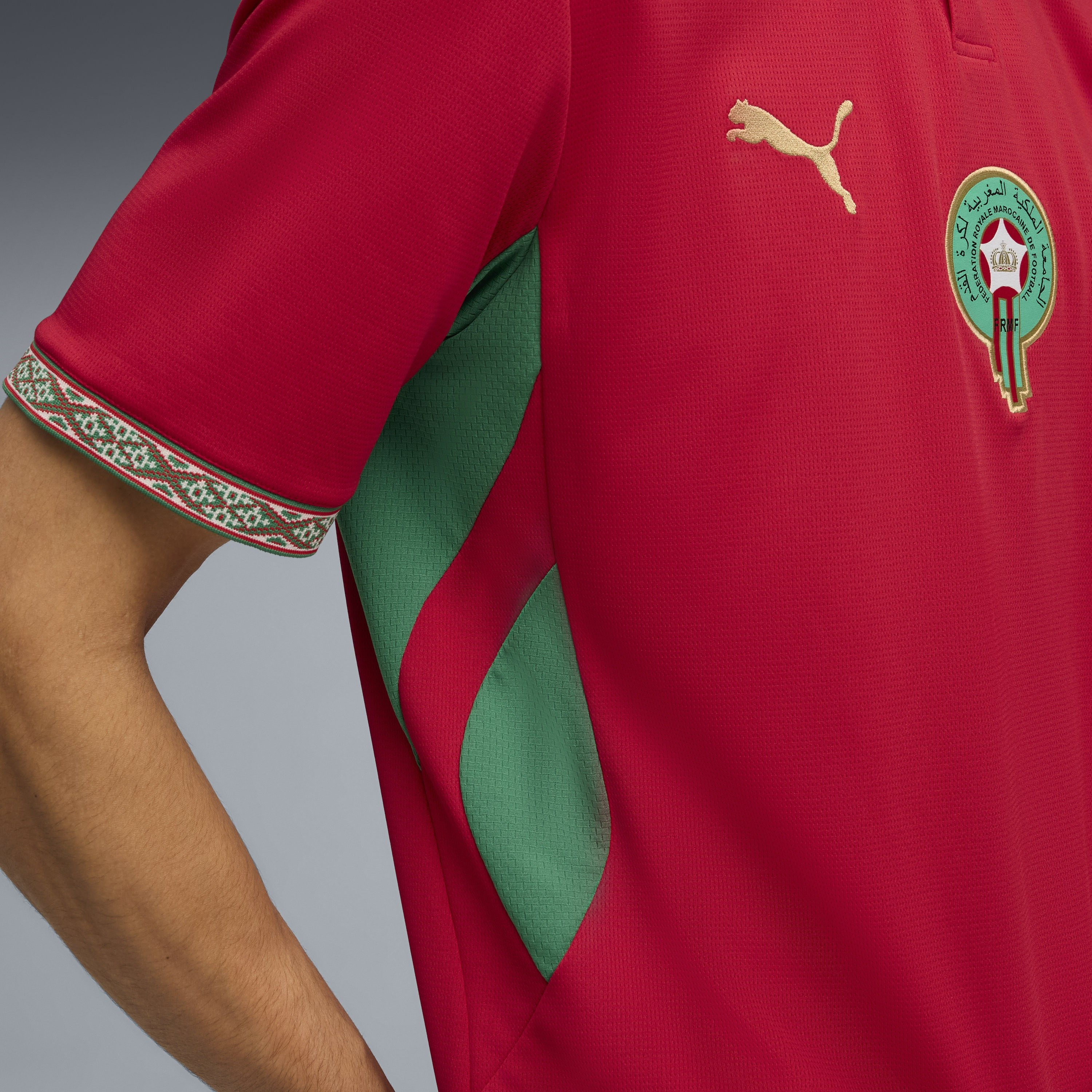 بوما - قميص رجالي بأكمام قصيرة مستوحى من قميص فريق المغرب الأساسي-men-clothing-sportswearandactivewear-tshirtsandpolos-image-3