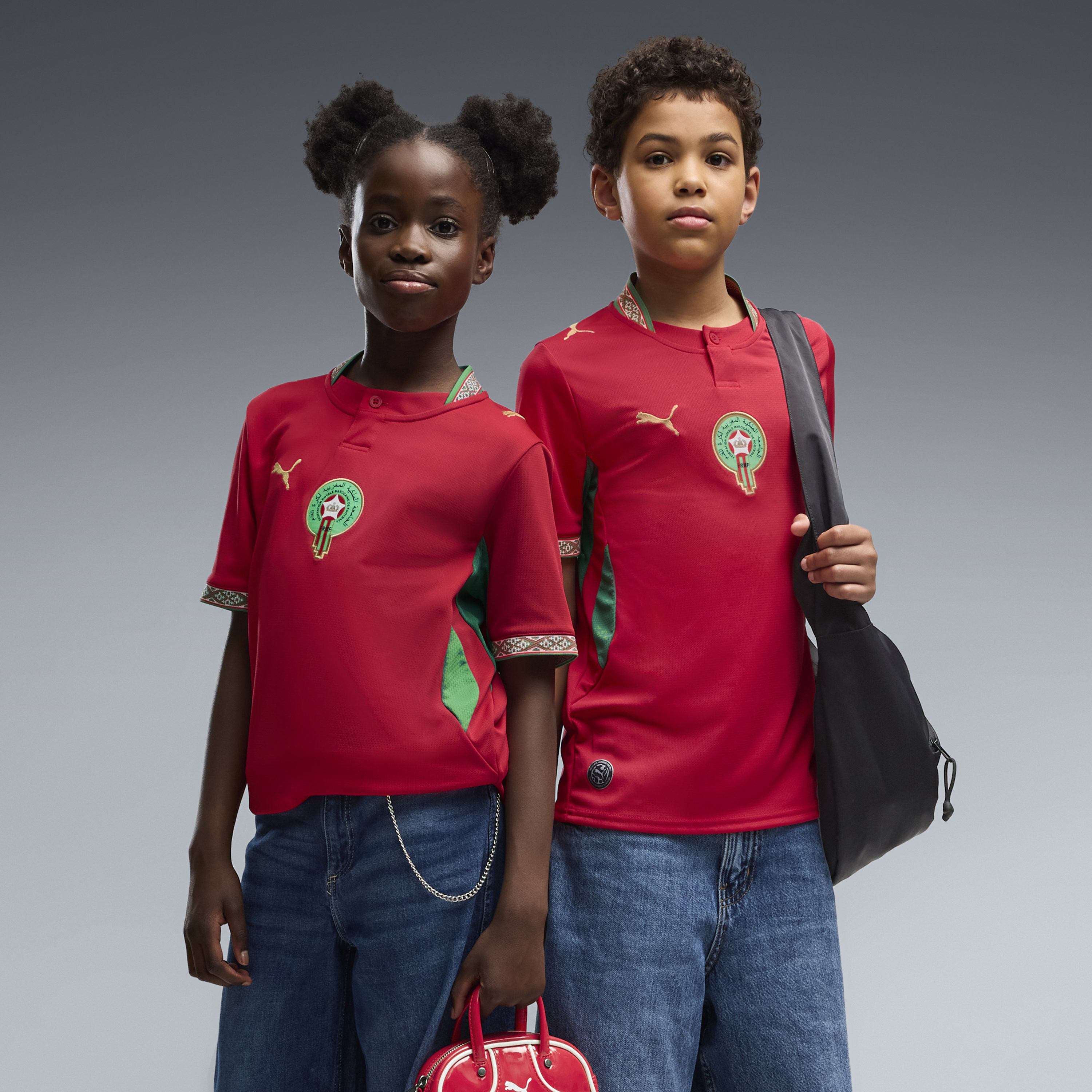 Puma Kid's Morocco 26 Home FIFA World Cup Jersey-sports-boys-clothing-tops-image-1