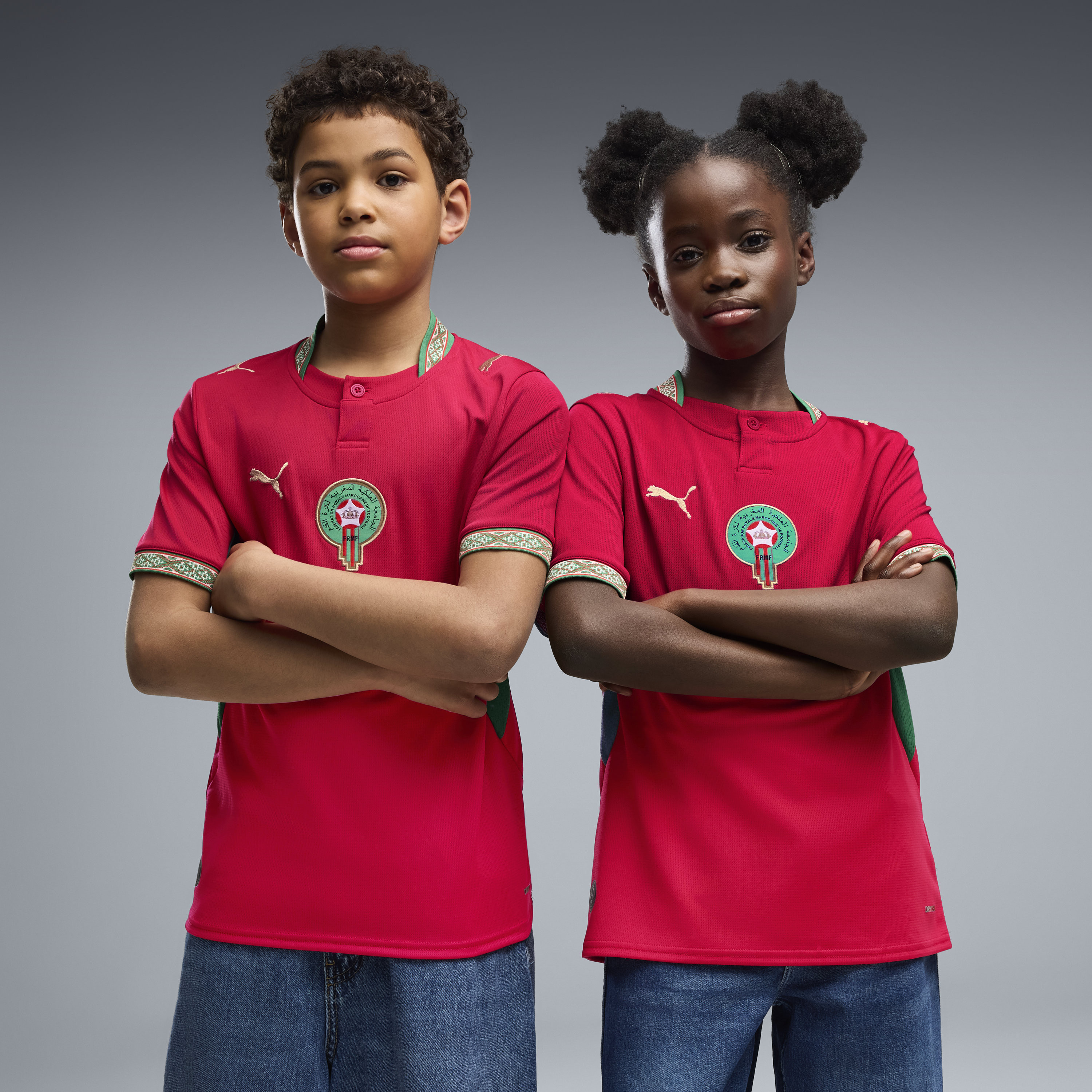 Puma Kid's Morocco 26 Home FIFA World Cup Jersey-boys-clothing-sportswear-tops-image-2