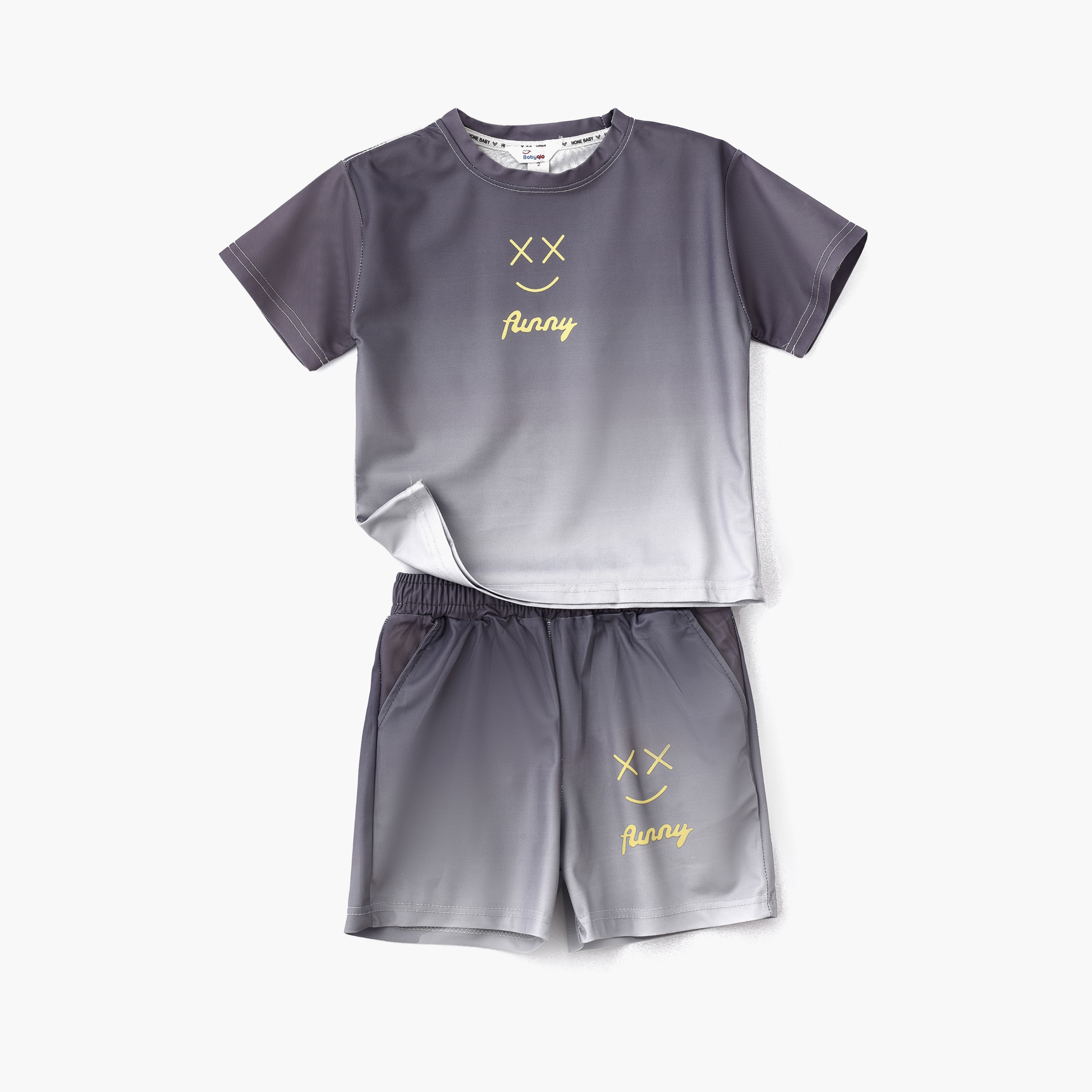 Babyqlo Printed Short Sleeves T-Shirt with Shorts-boys-clothing-setsandcoords-image-1