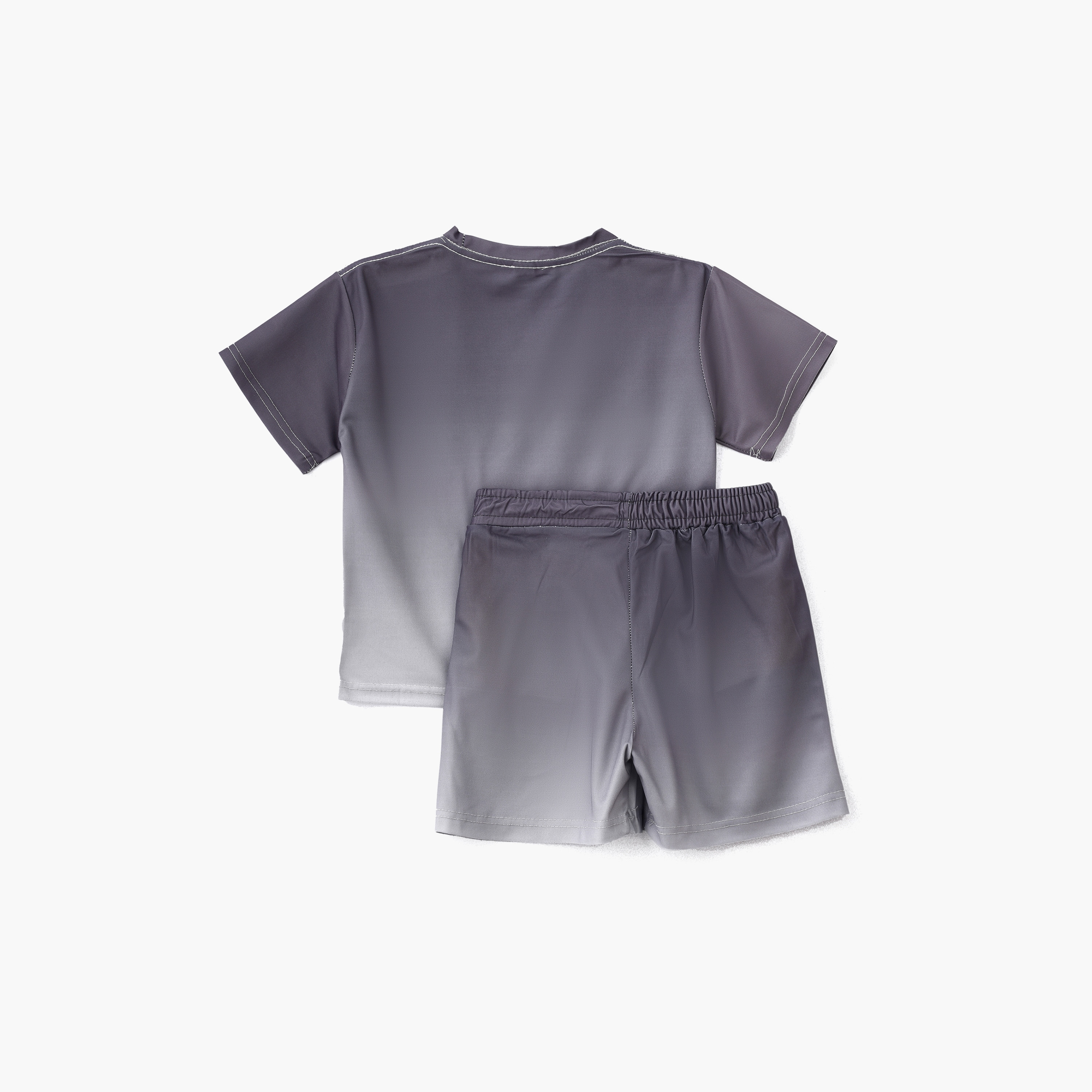 Babyqlo Printed Short Sleeves T-Shirt with Shorts-boys-clothing-setsandcoords-image-2