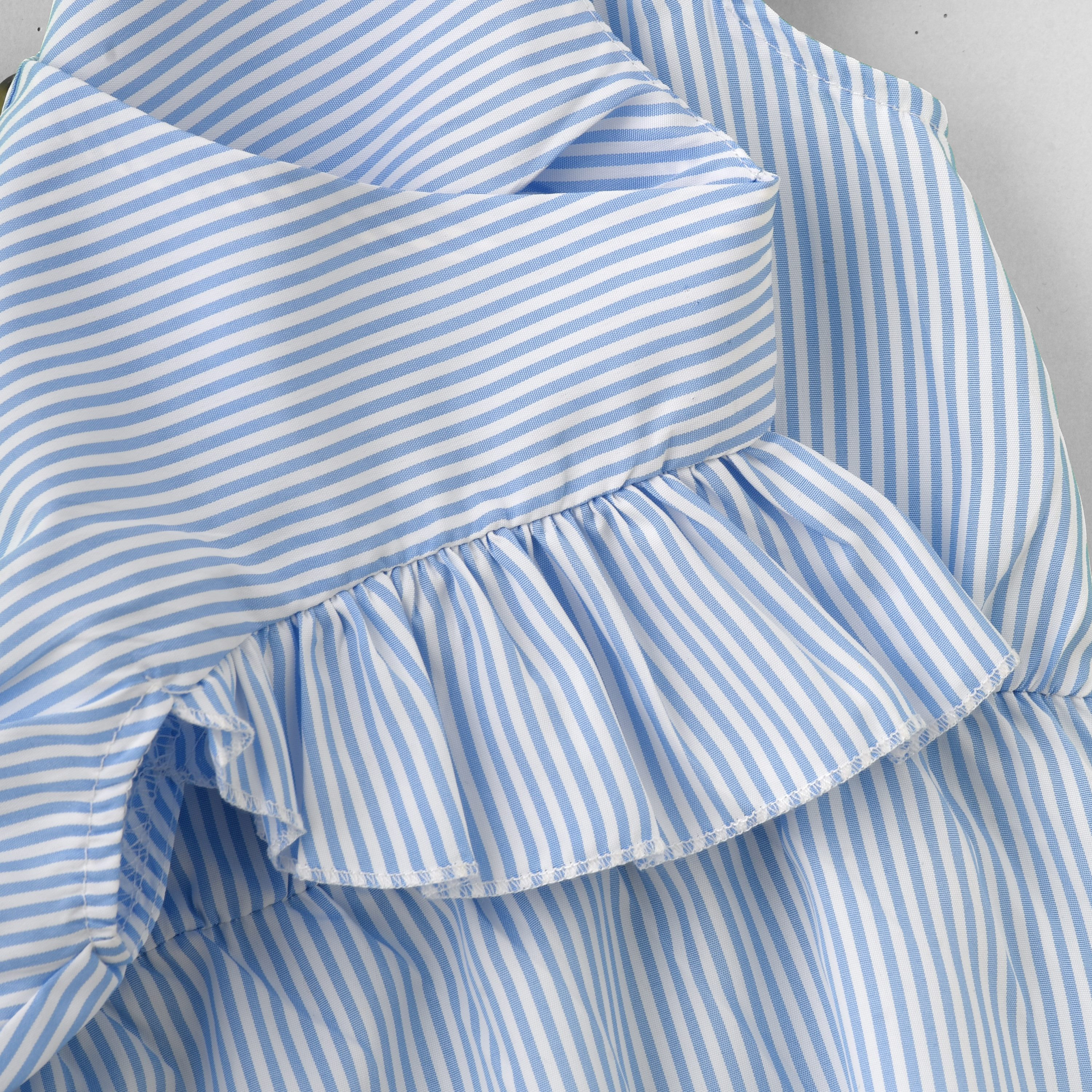 Babyqlo Striped Cap Sleeves Dress-girls-clothing-dressesandjumpsuits-image-4
