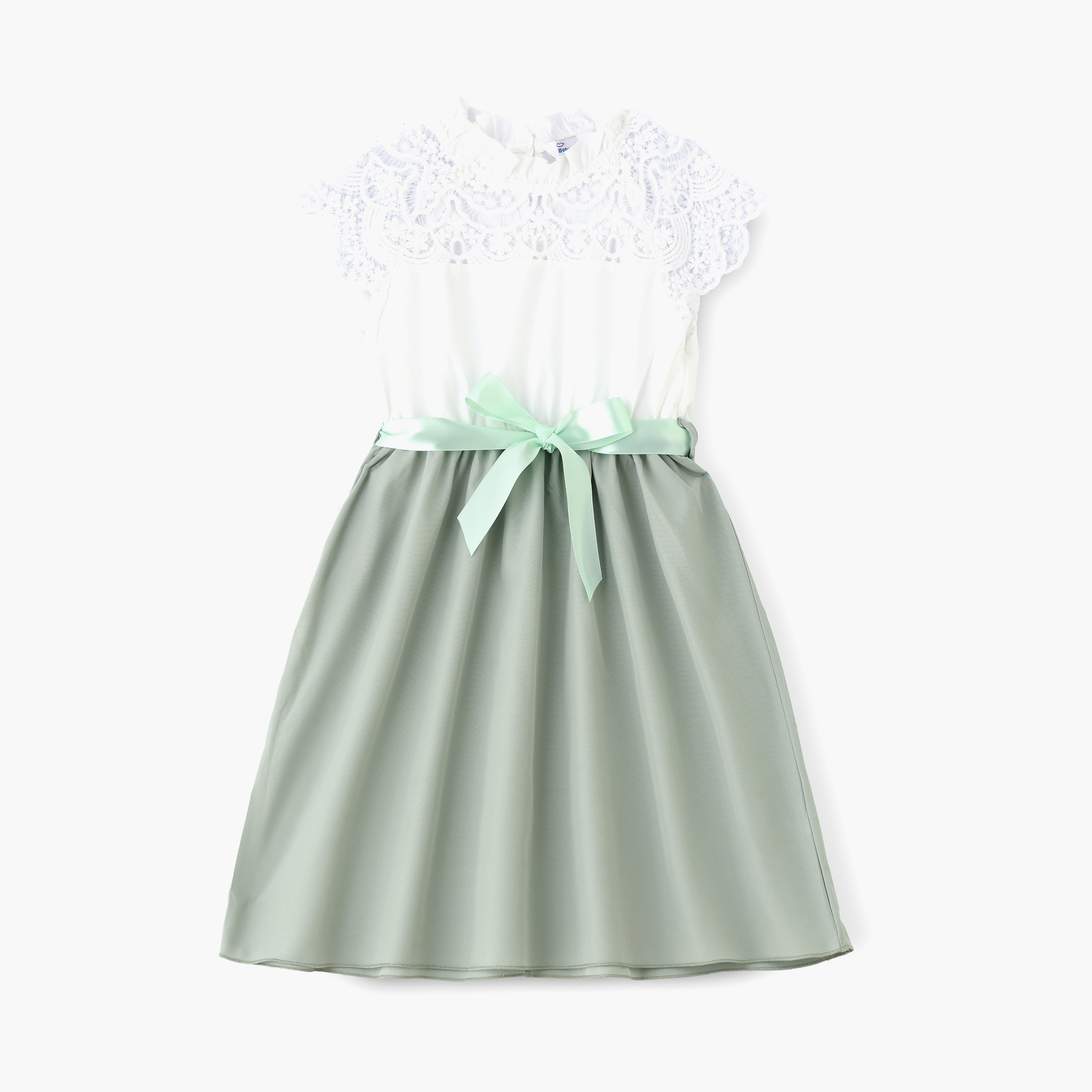 Babyqlo Embroidered Cap Sleeves Dress-girls-clothing-dressesandjumpsuits-image-1