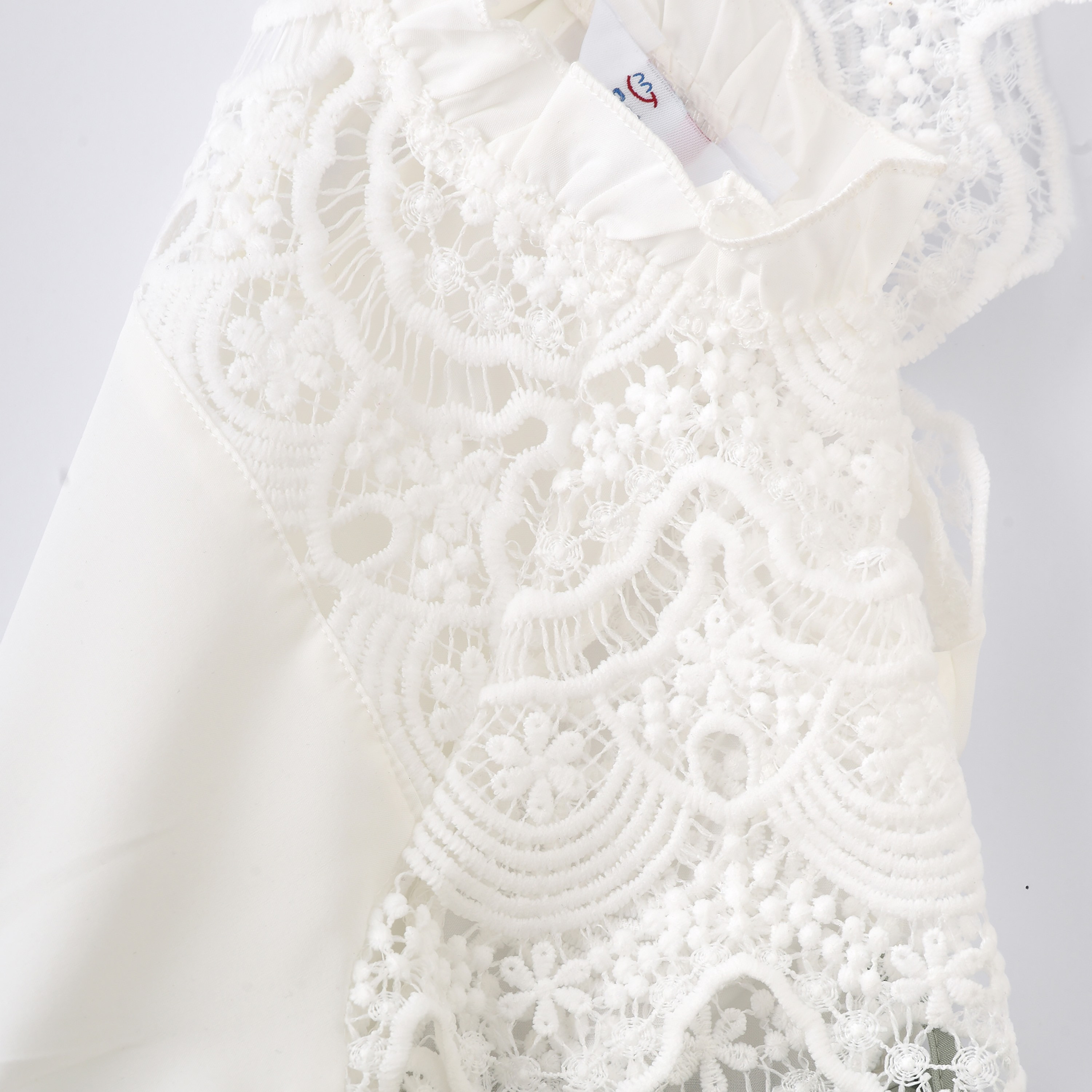 Babyqlo Embroidered Cap Sleeves Dress-girls-clothing-dressesandjumpsuits-image-3