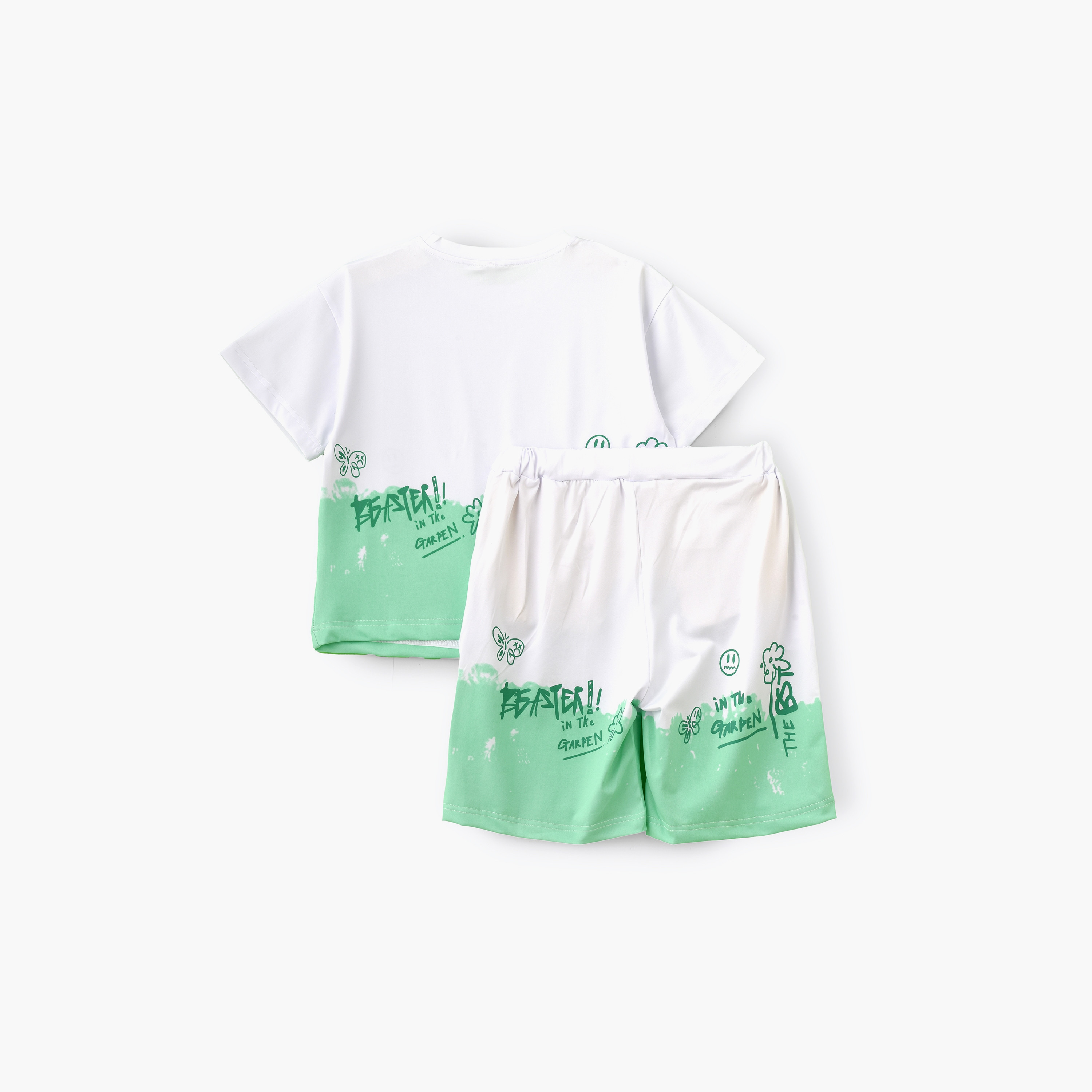 تي شيرت مطبوع بأكمام قصيرة مع شورت من بيبيكلو-boys-clothing-setsandcoords-image-2