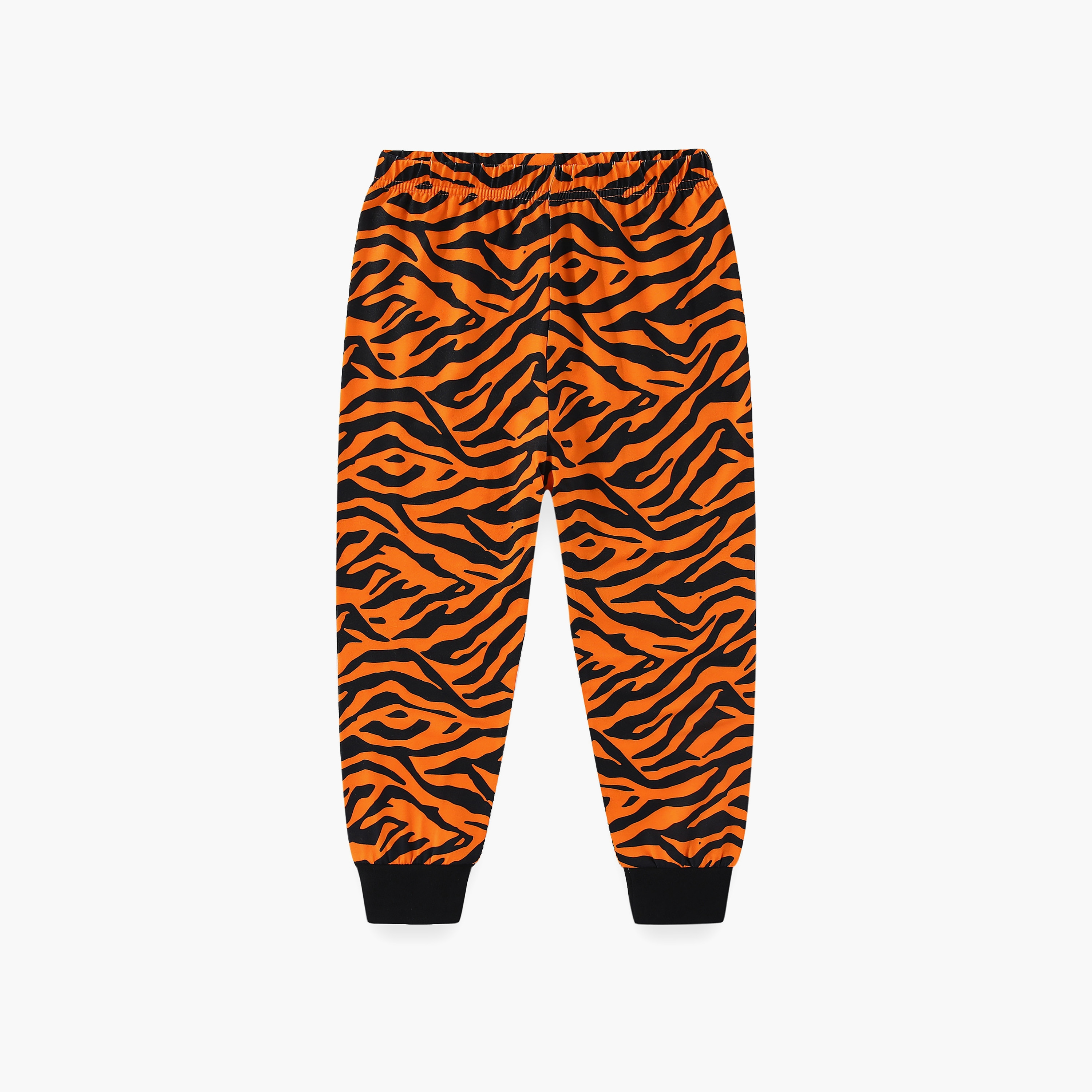 Babyqlo Roaring Tiger Jungle Adventure Printed Glow-in-the-Dark T-Shirt with Joggers-boys-clothing-nightwear-image-9