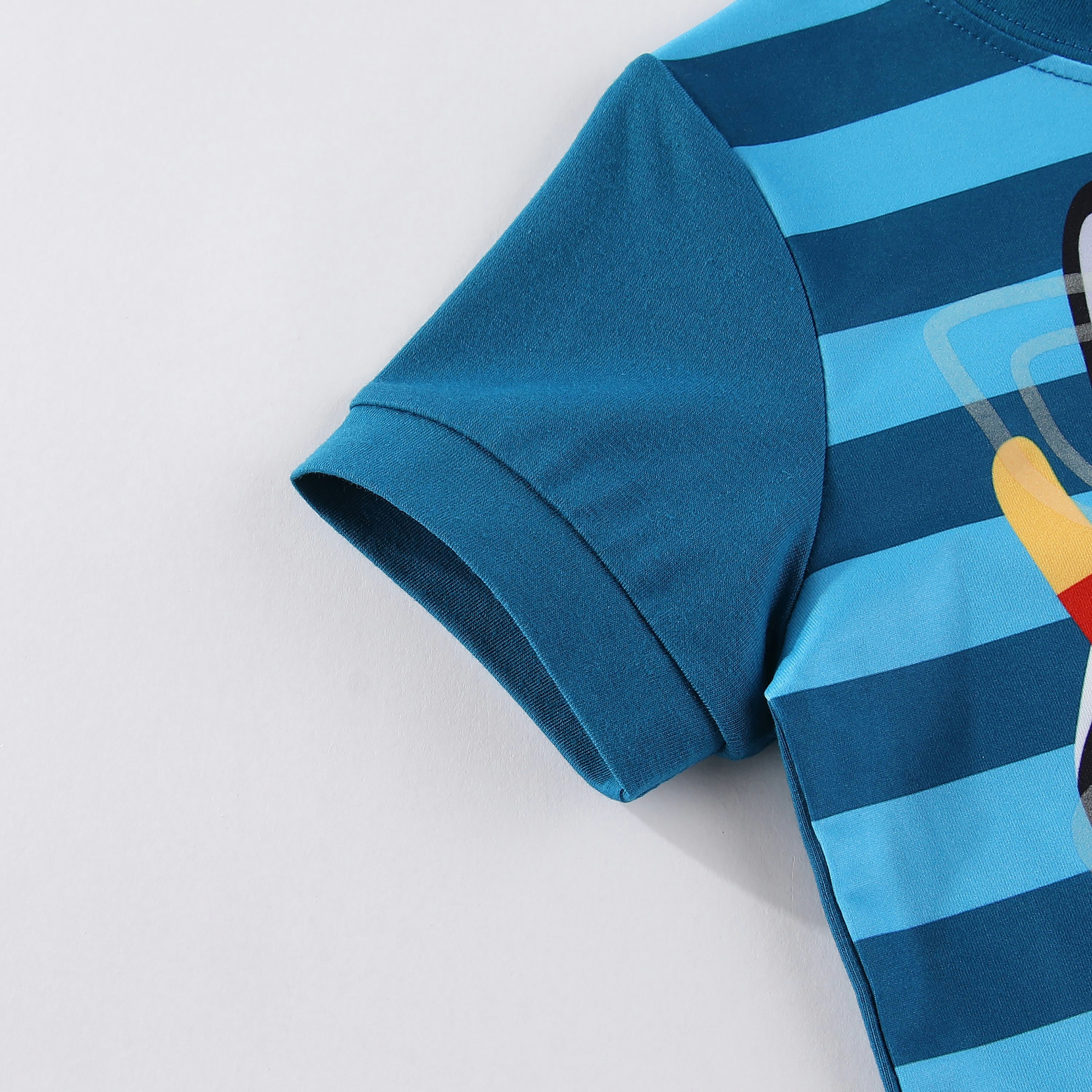 تي شيرت بطبعة سنوركل راكوون أوشين دايف فان متوهجة في الظلام مع بنطال ركض من بيبيكلو-boys-clothing-nightwear-image-10
