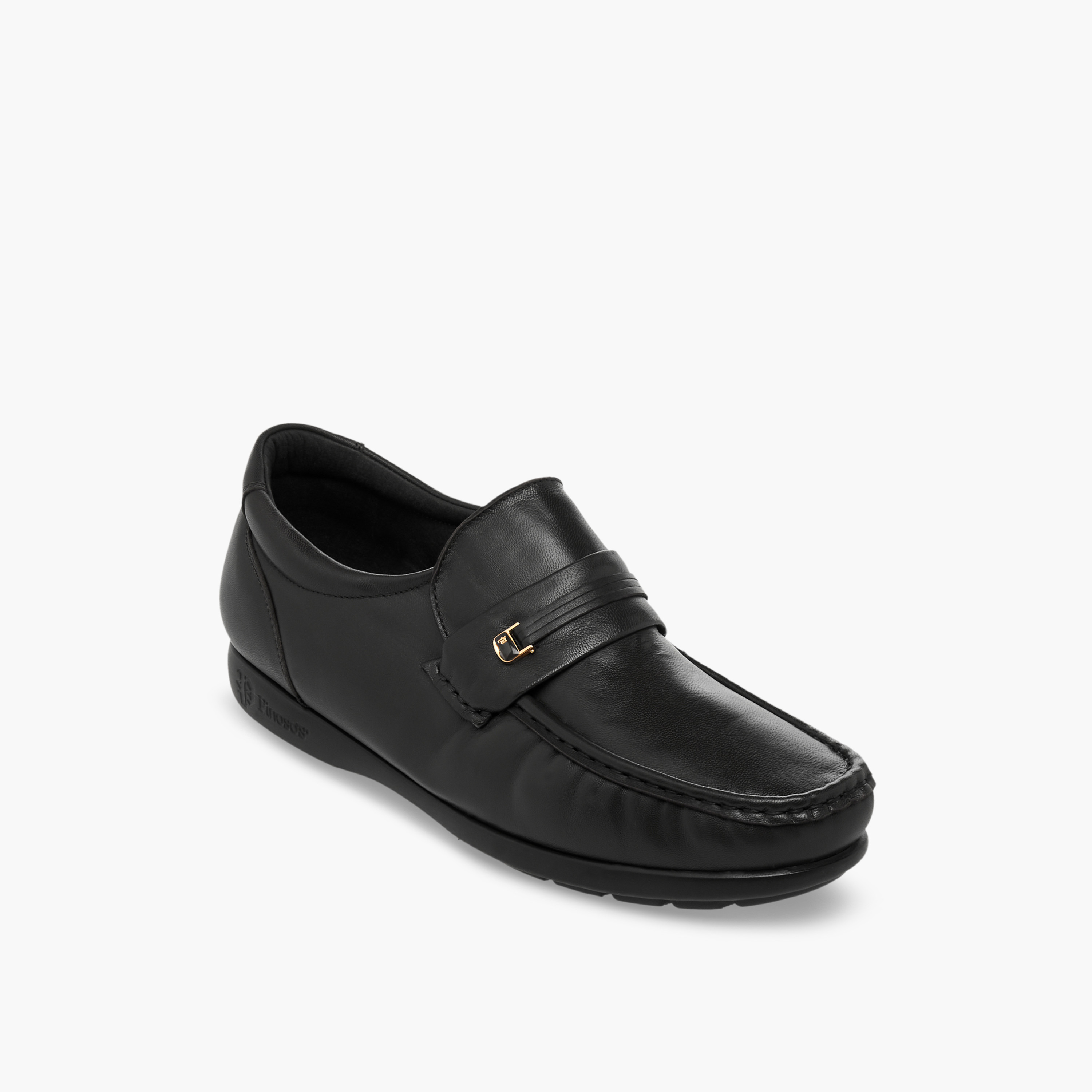 Pinosos Men Genuine Leather Slip-On Loafers-men-shoes-formalshoes-image-2