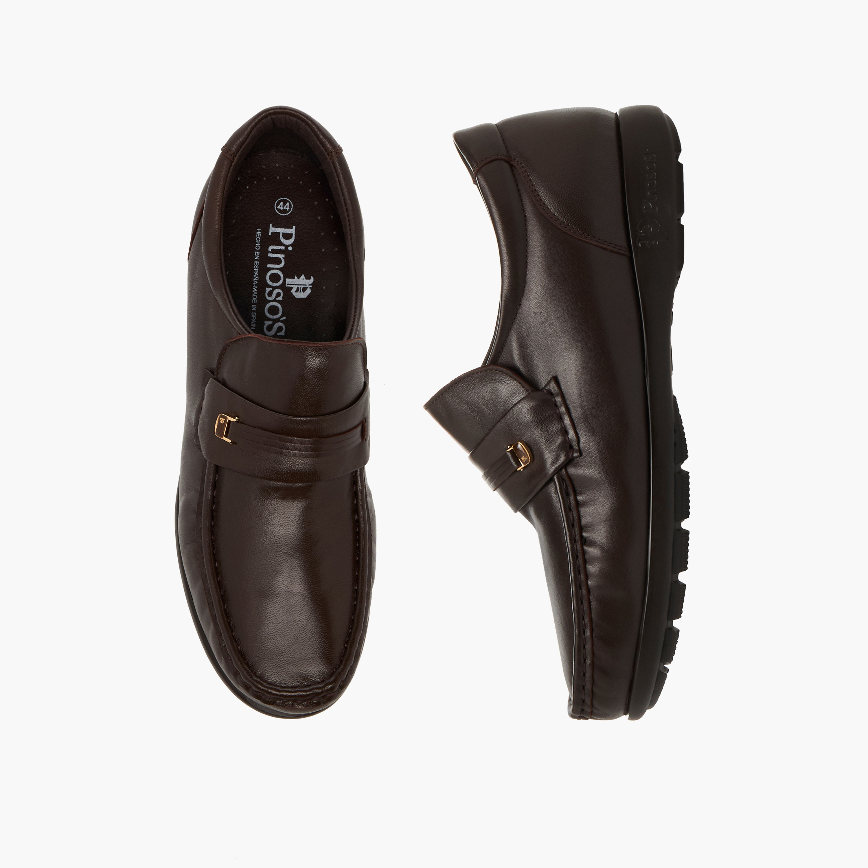 Pinosos Men Genuine Leather Slip-On Loafers-men-shoes-loafersandmoccasins-image-1