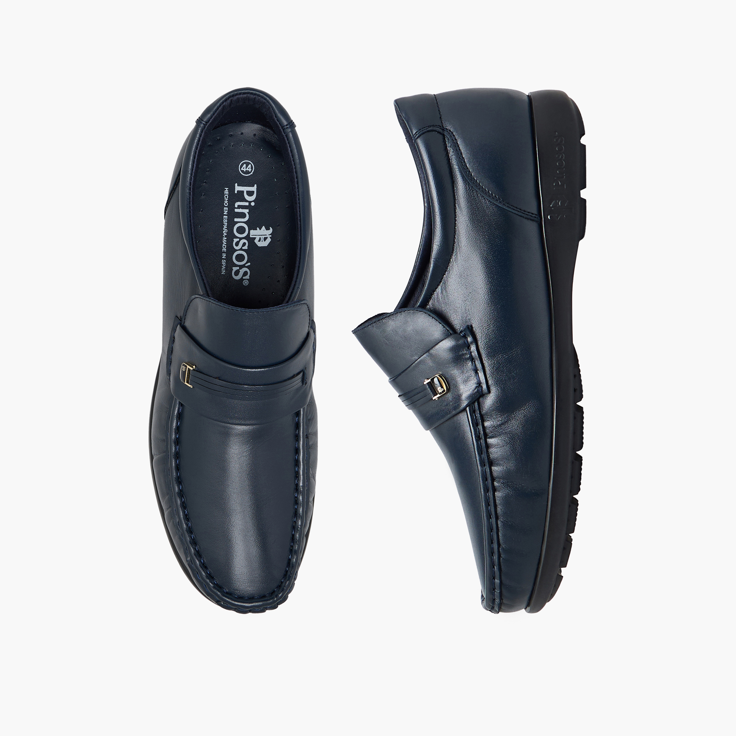 Pinosos Men Genuine Leather Slip-On Loafers-men-shoes-loafersandmoccasins-image-1
