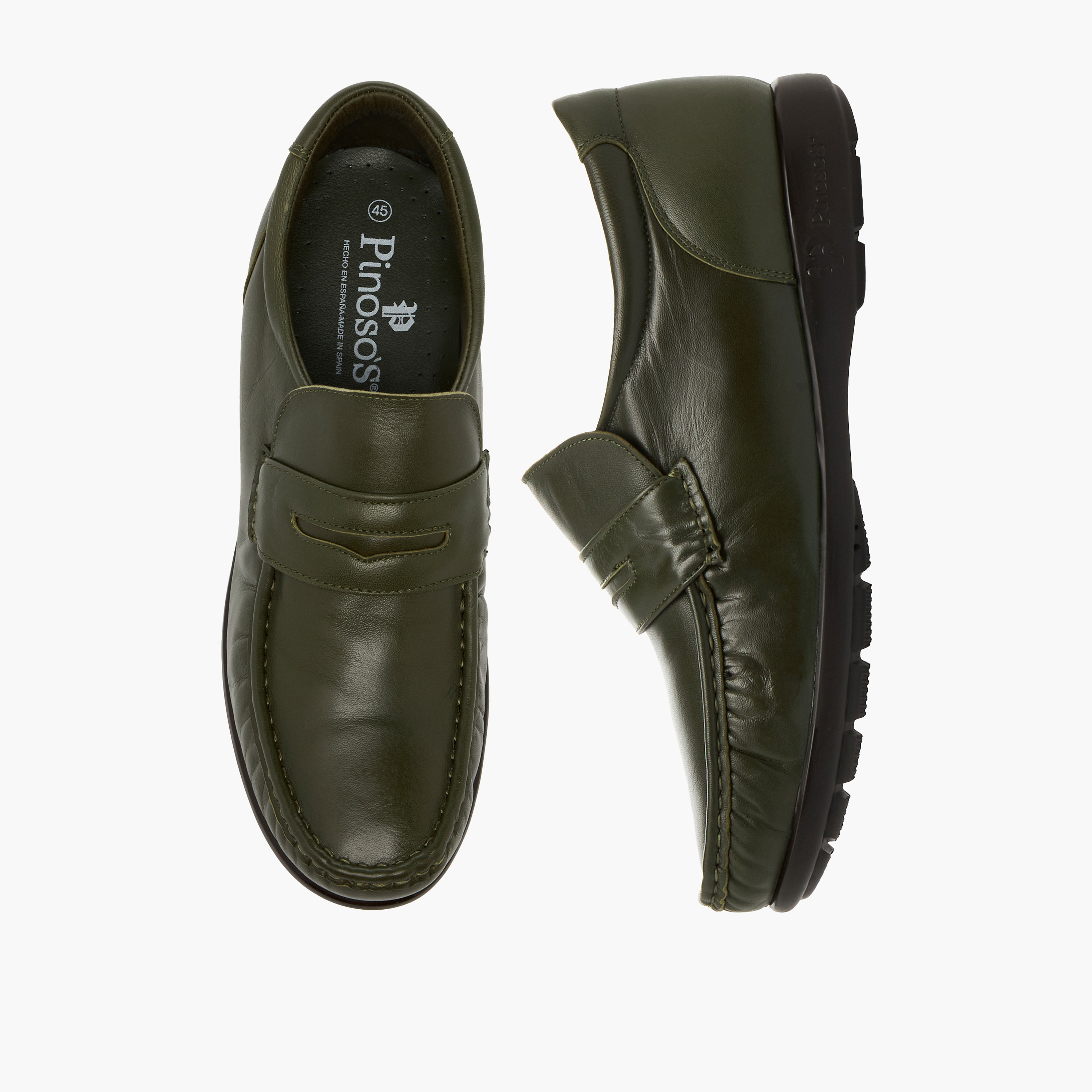 Pinosos Men Genuine Leather Slip-On Loafers-men-shoes-loafersandmoccasins-image-1