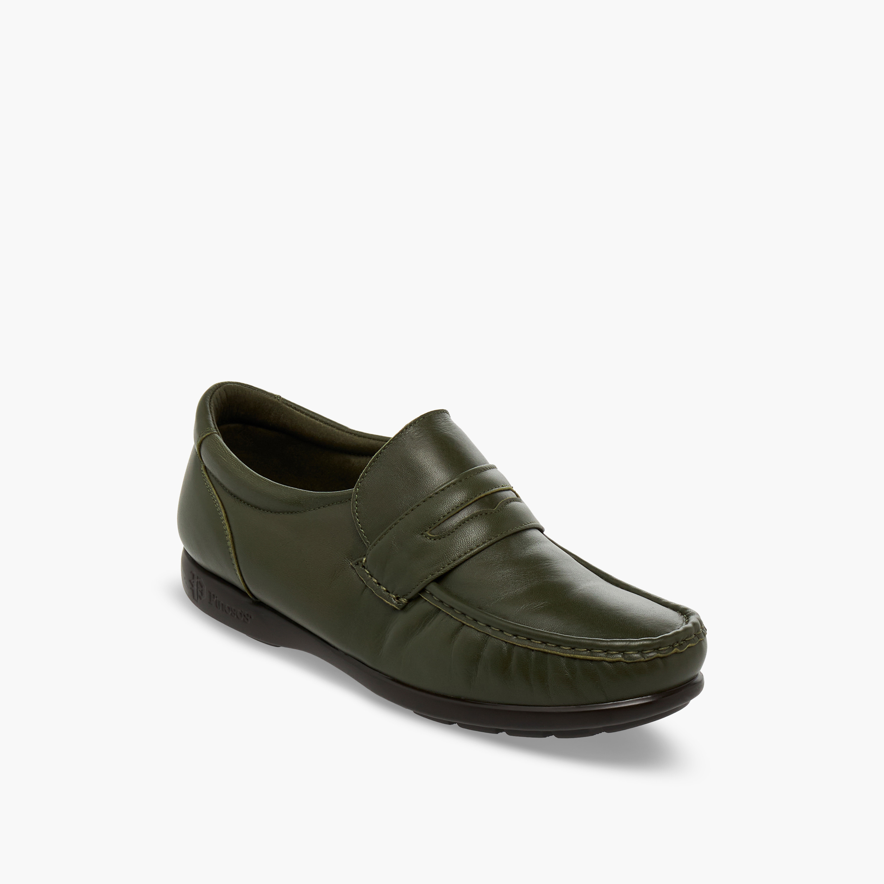 Pinosos Men Genuine Leather Slip-On Loafers-men-shoes-loafersandmoccasins-image-2