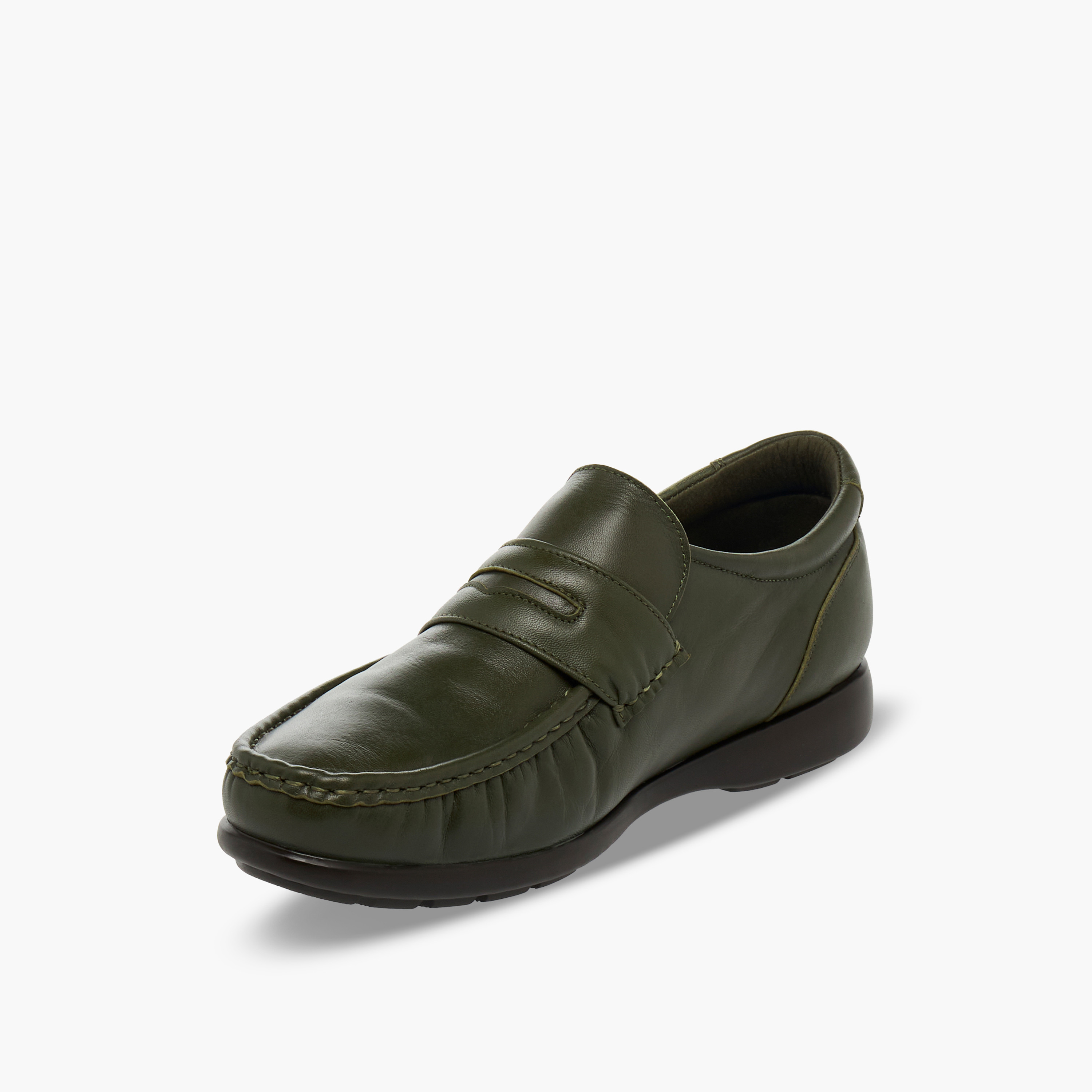 Pinosos Men Genuine Leather Slip-On Loafers-men-shoes-loafersandmoccasins-image-4