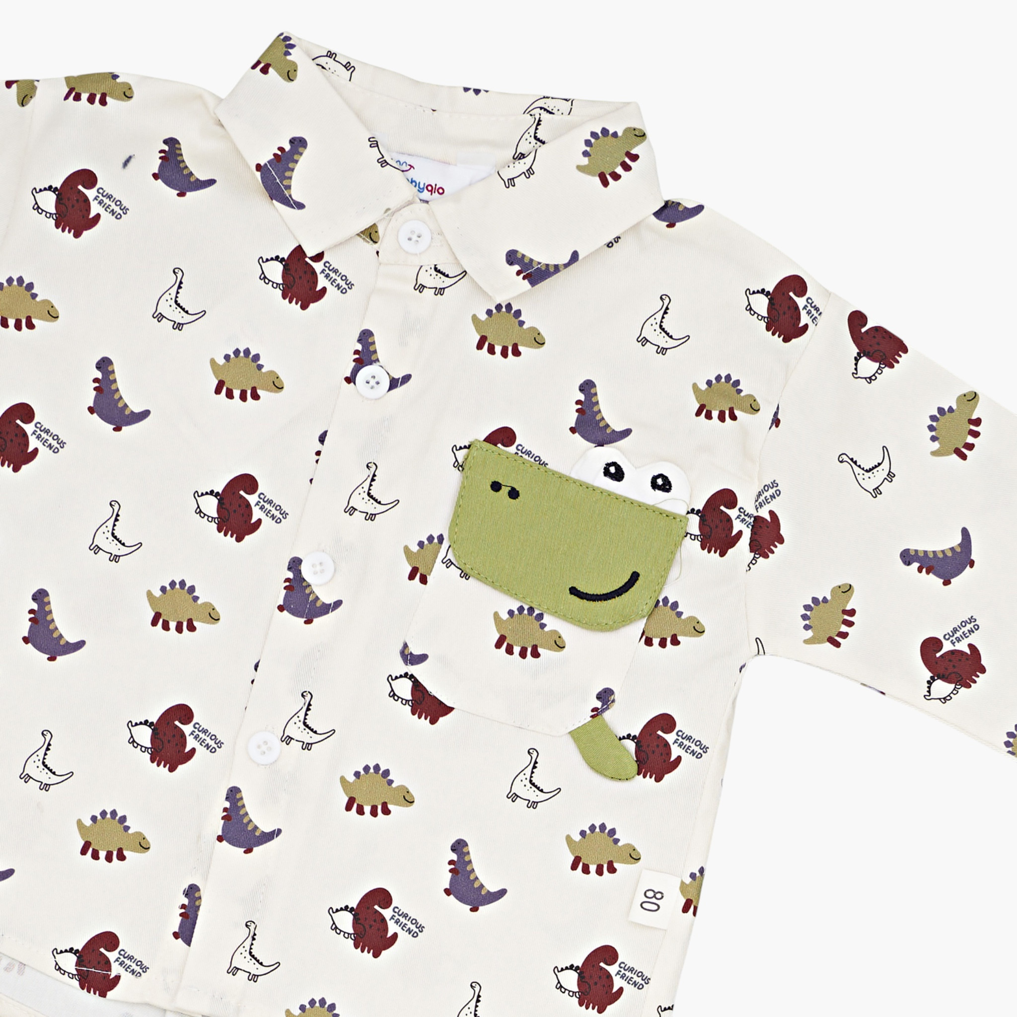 Babyqlo 3-Piece Dinosaur Printed Shirt, T-Shirt and Denim Set-boys-clothing-setsandcoords-image-6
