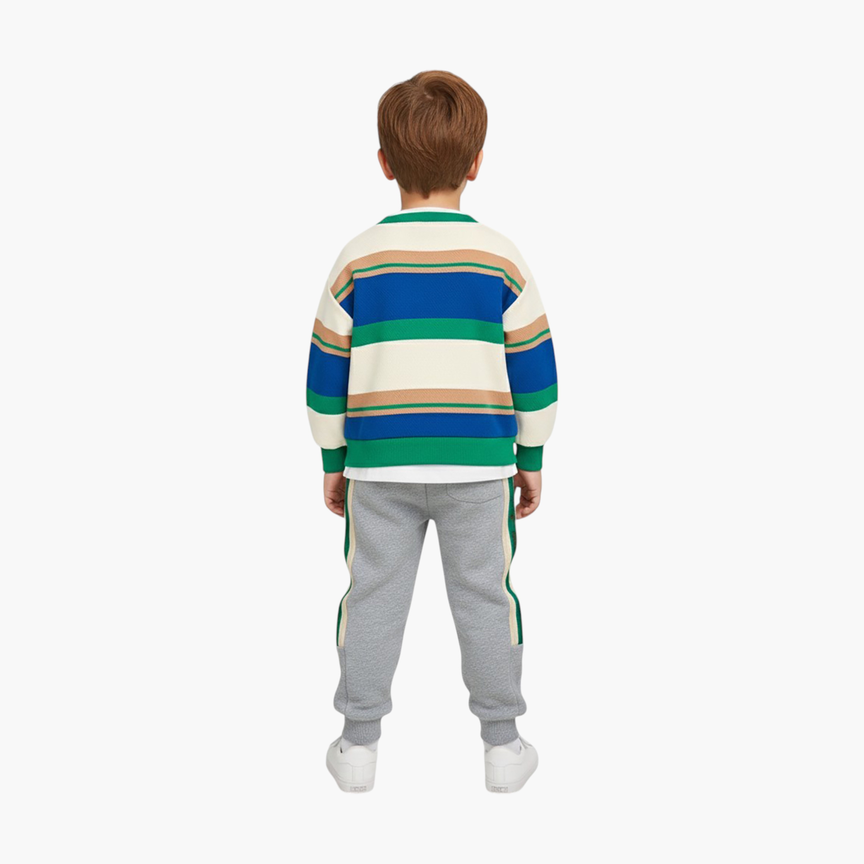 Babyqlo 2-Piece Printed Sweatshirt with Joggers Set-boys-clothing-setsandcoords-image-2