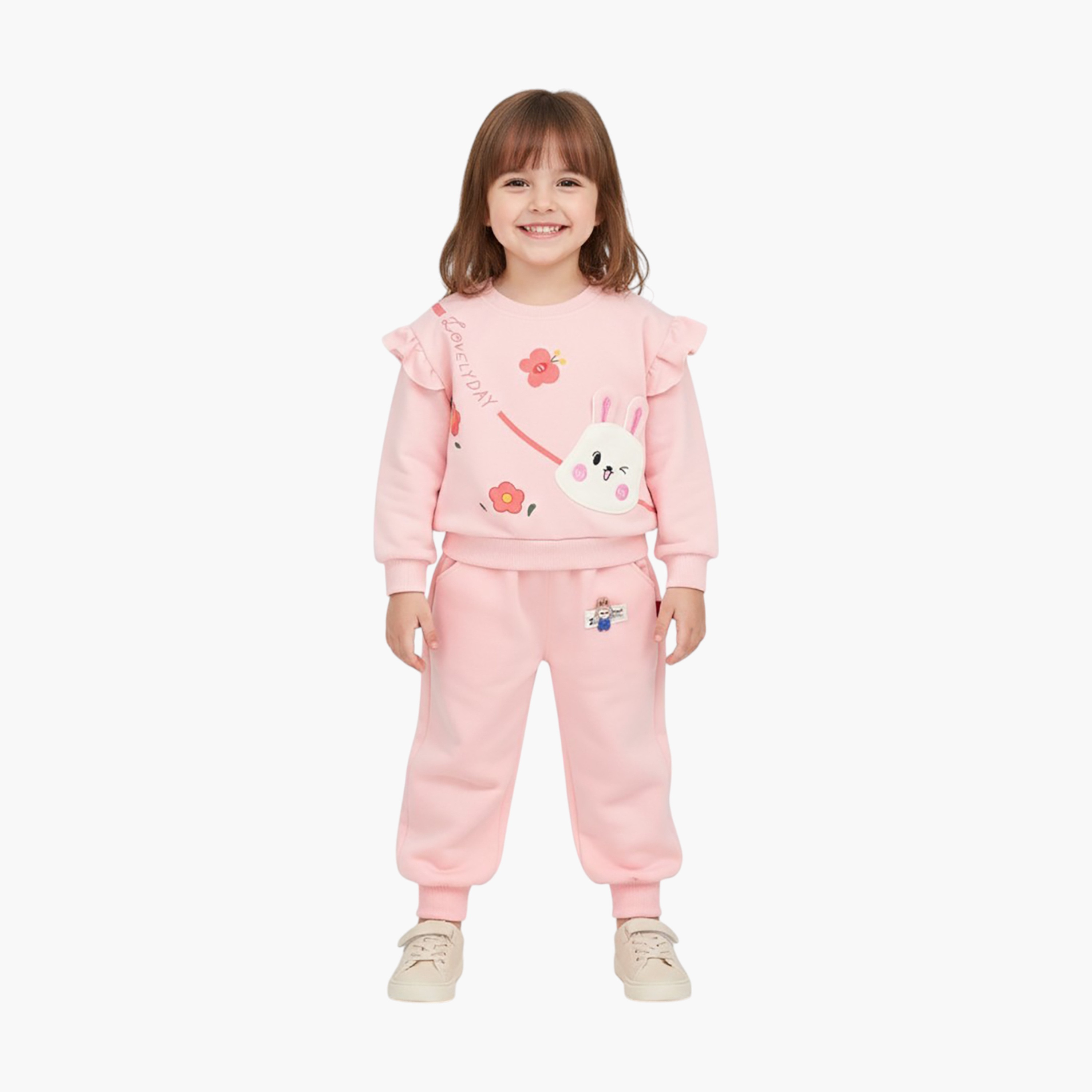 Babyqlo 2-Piece Lovely Day Printed Tracksuit-girls-clothing-setsandcoords-image-1