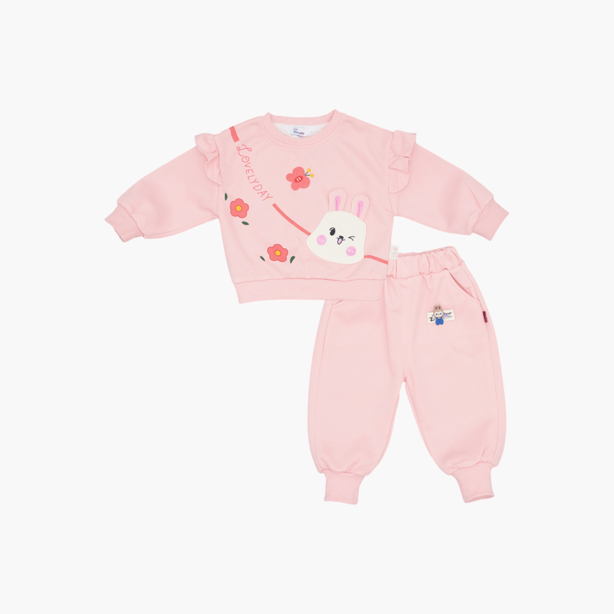 Babyqlo 2-Piece Lovely Day Printed Tracksuit-girls-clothing-setsandcoords-image-3
