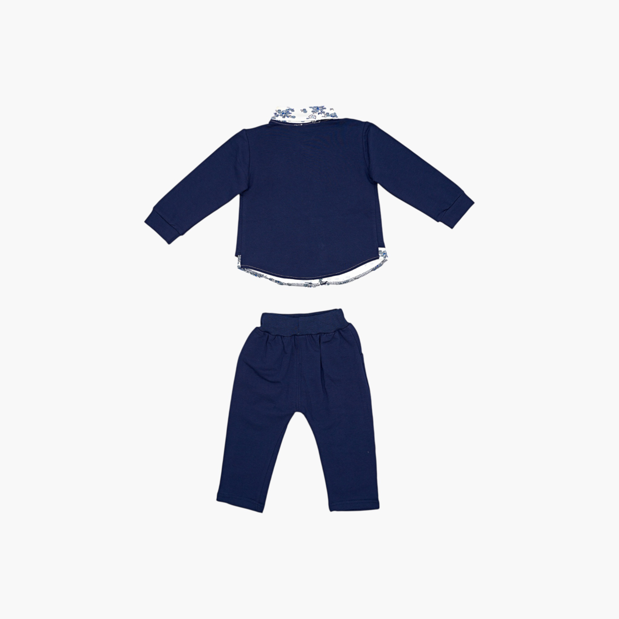 Babyqlo 2-Piece Floral Shirt, Jacket and Pants Set-boys-clothing-setsandcoords-image-4