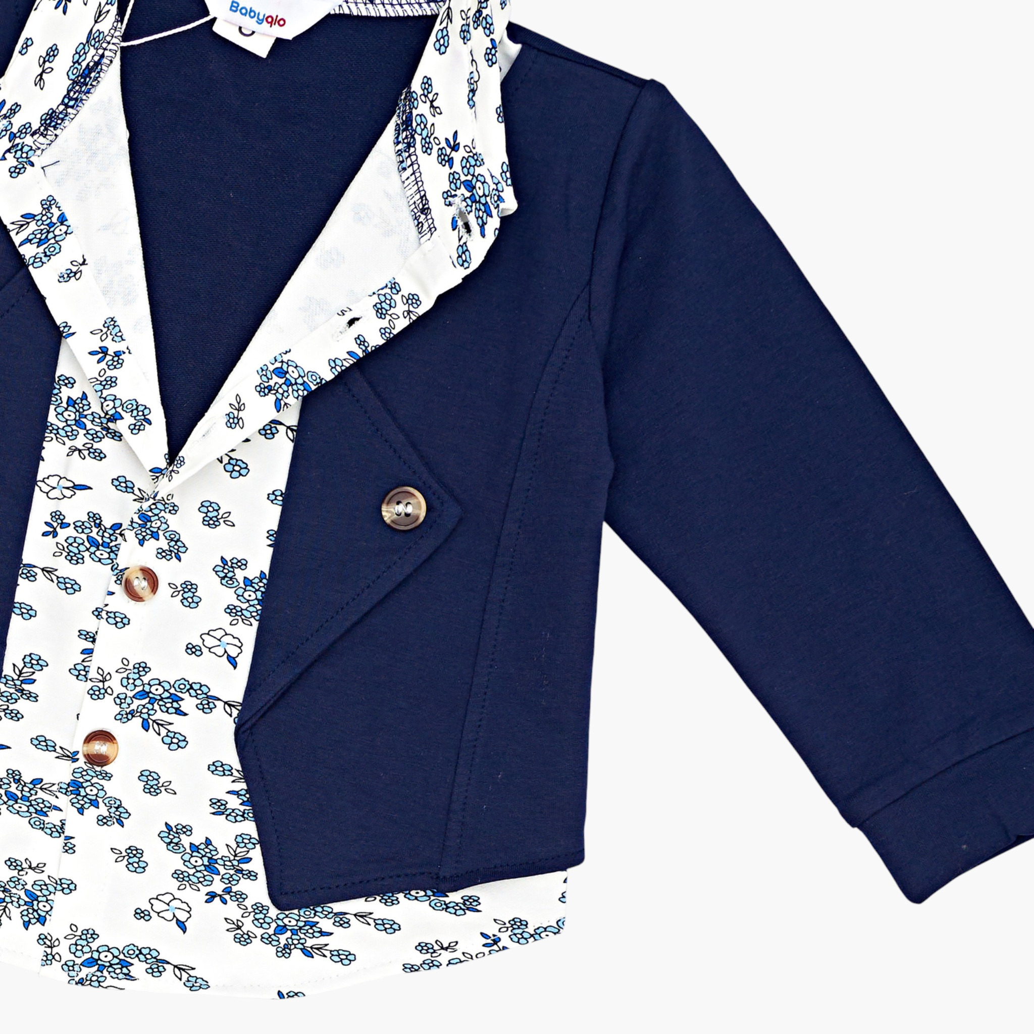 Babyqlo 2-Piece Floral Shirt, Jacket and Pants Set-boys-clothing-setsandcoords-image-5