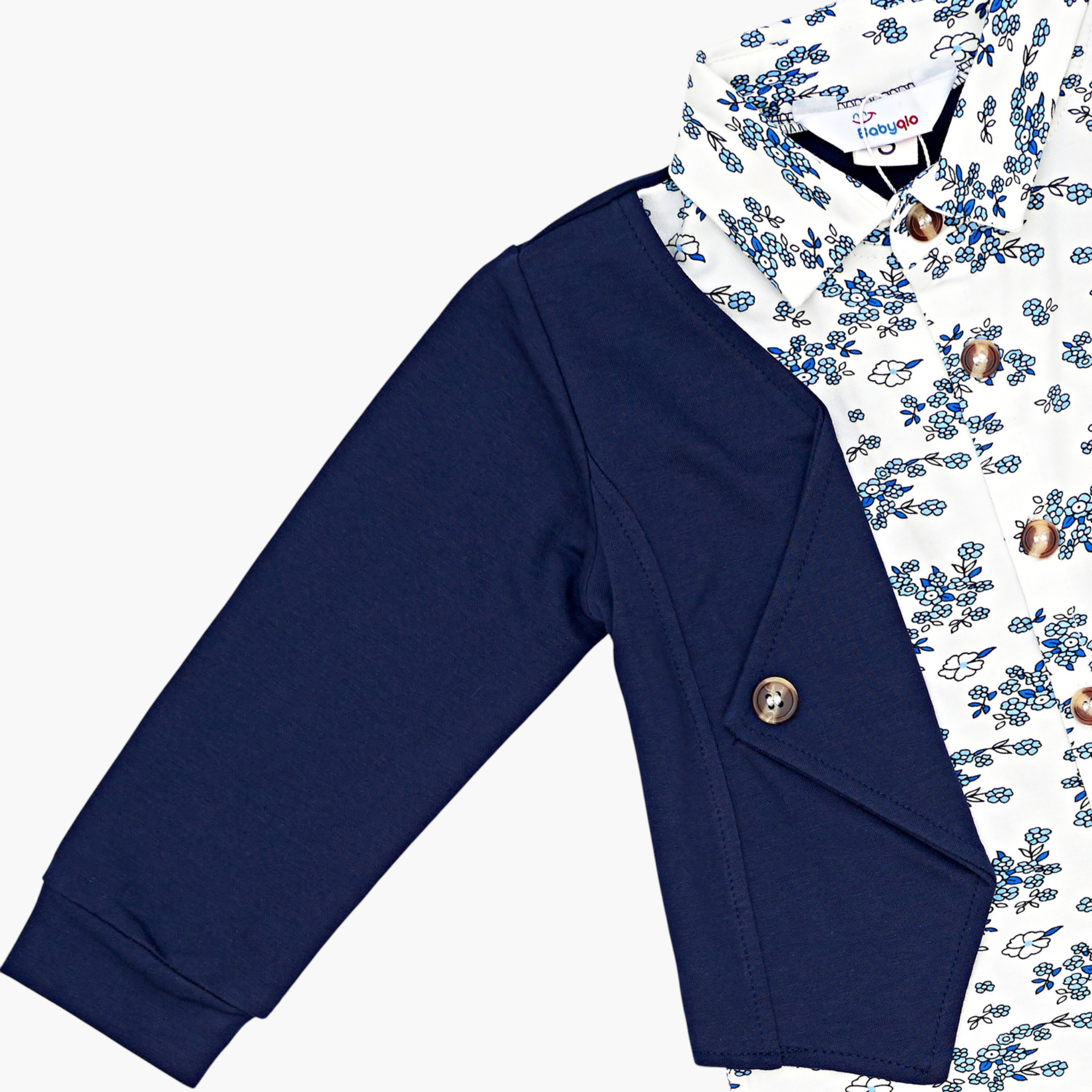Babyqlo 2-Piece Floral Shirt, Jacket and Pants Set-boys-clothing-setsandcoords-image-8