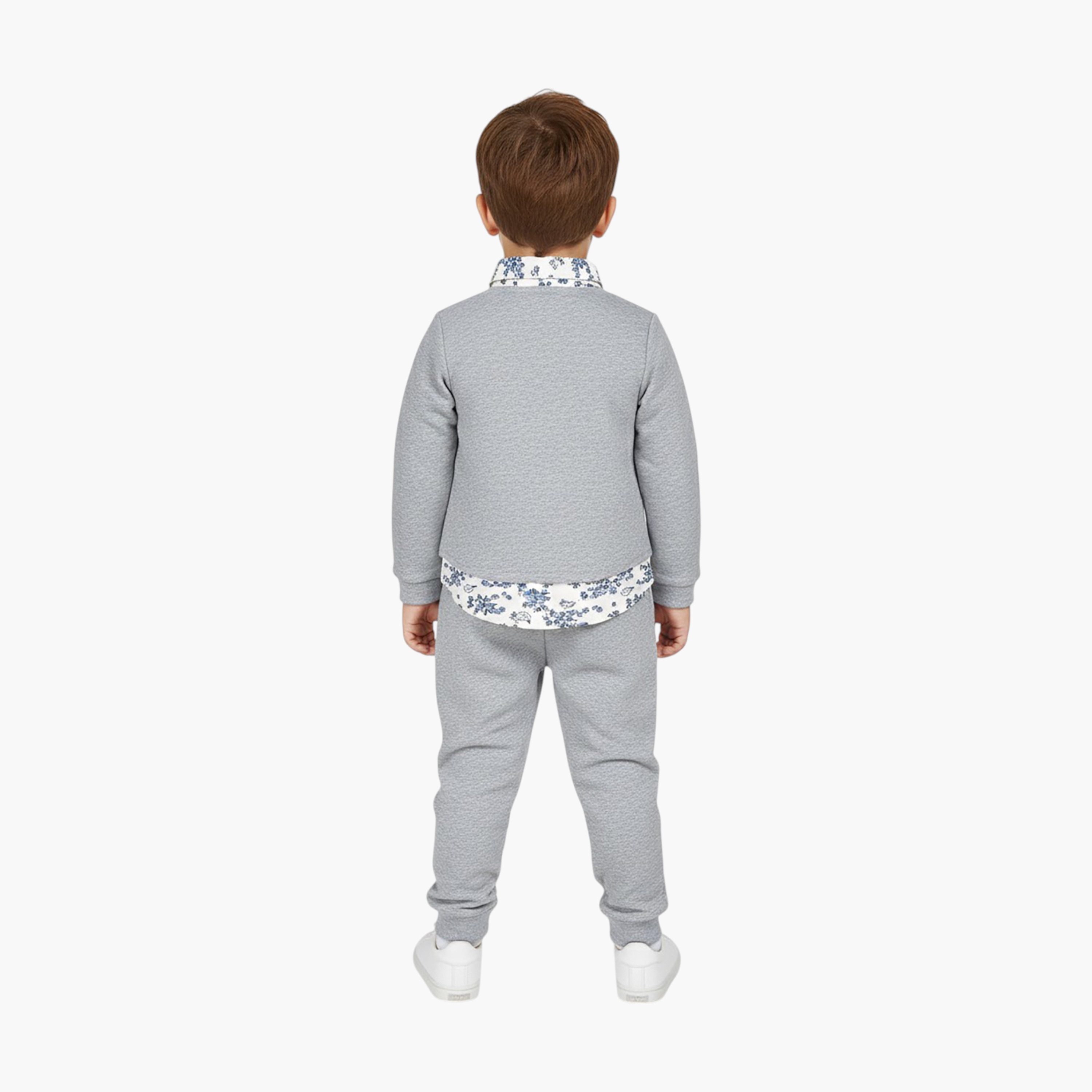 Babyqlo 2-Piece Floral Shirt, Jacket and Pants Set-boys-clothing-setsandcoords-image-2