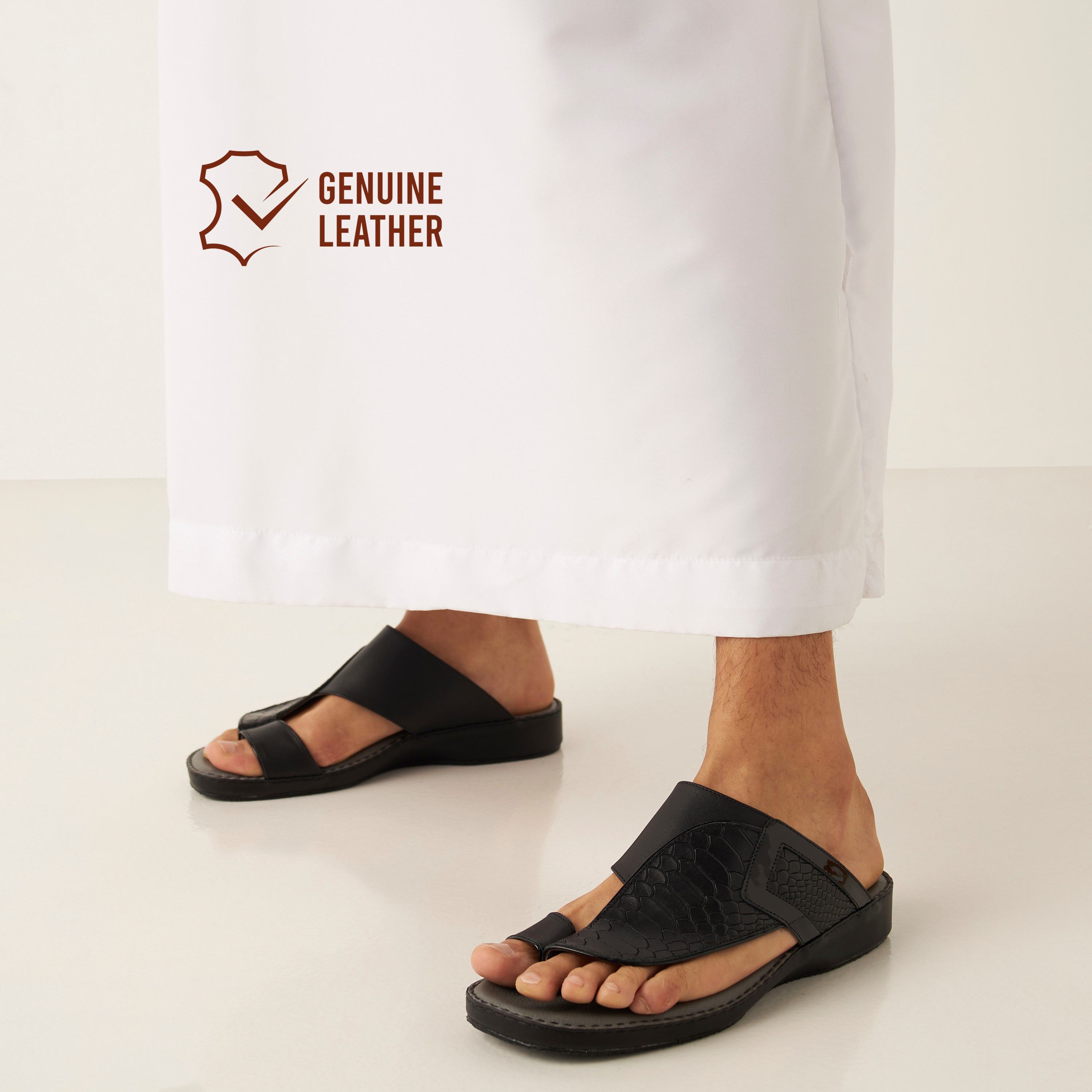 Arabic sandals genuine store leather