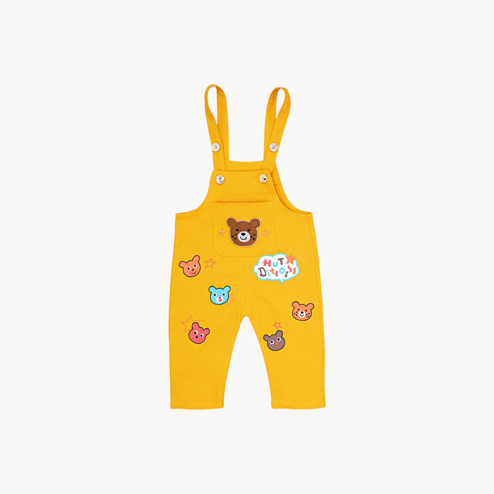 Babyqlo 2-Piece Printed Stripes Sweatshirt and Dungarees Set-boys-clothing-setsandcoords-image-6